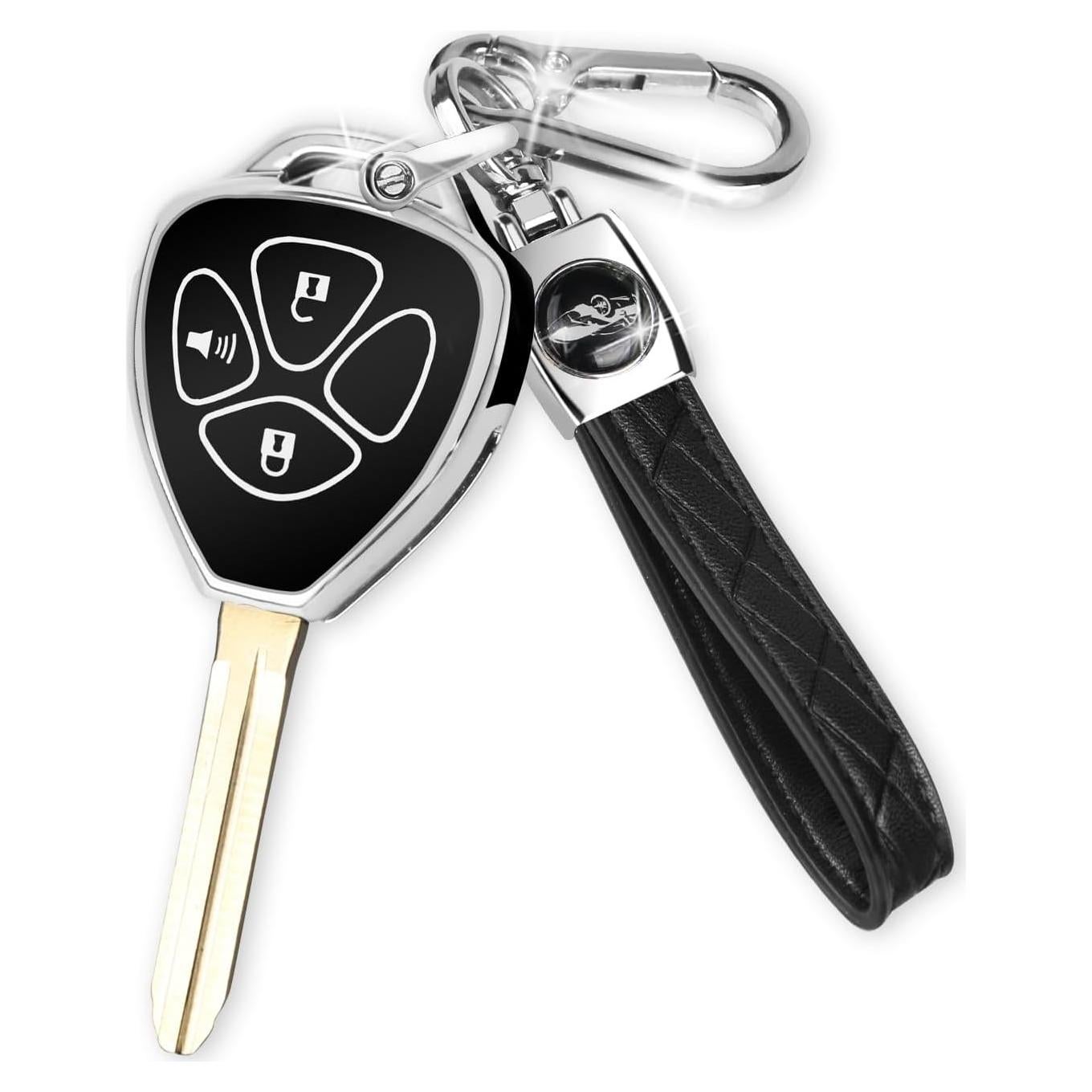 Cubierta de Llave Toyota QBUC 3 Botones Negro 2006-2018