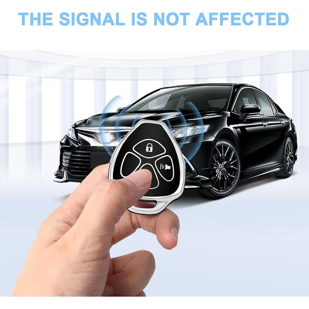 Cubierta de Llave Toyota QBUC 3 Botones Negro 2006-2018