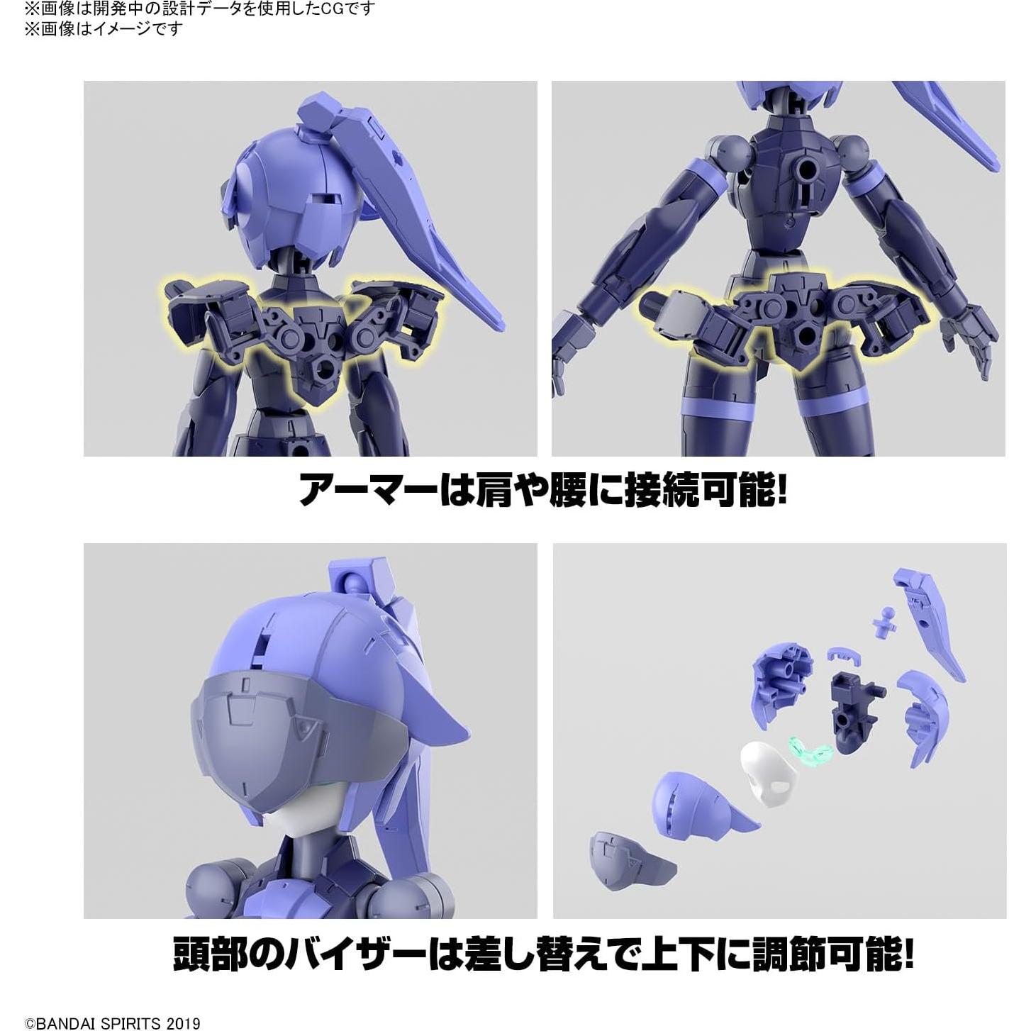 Bandai Hobby 30MM EXM-H15B Tipo-B Kit de Modelo