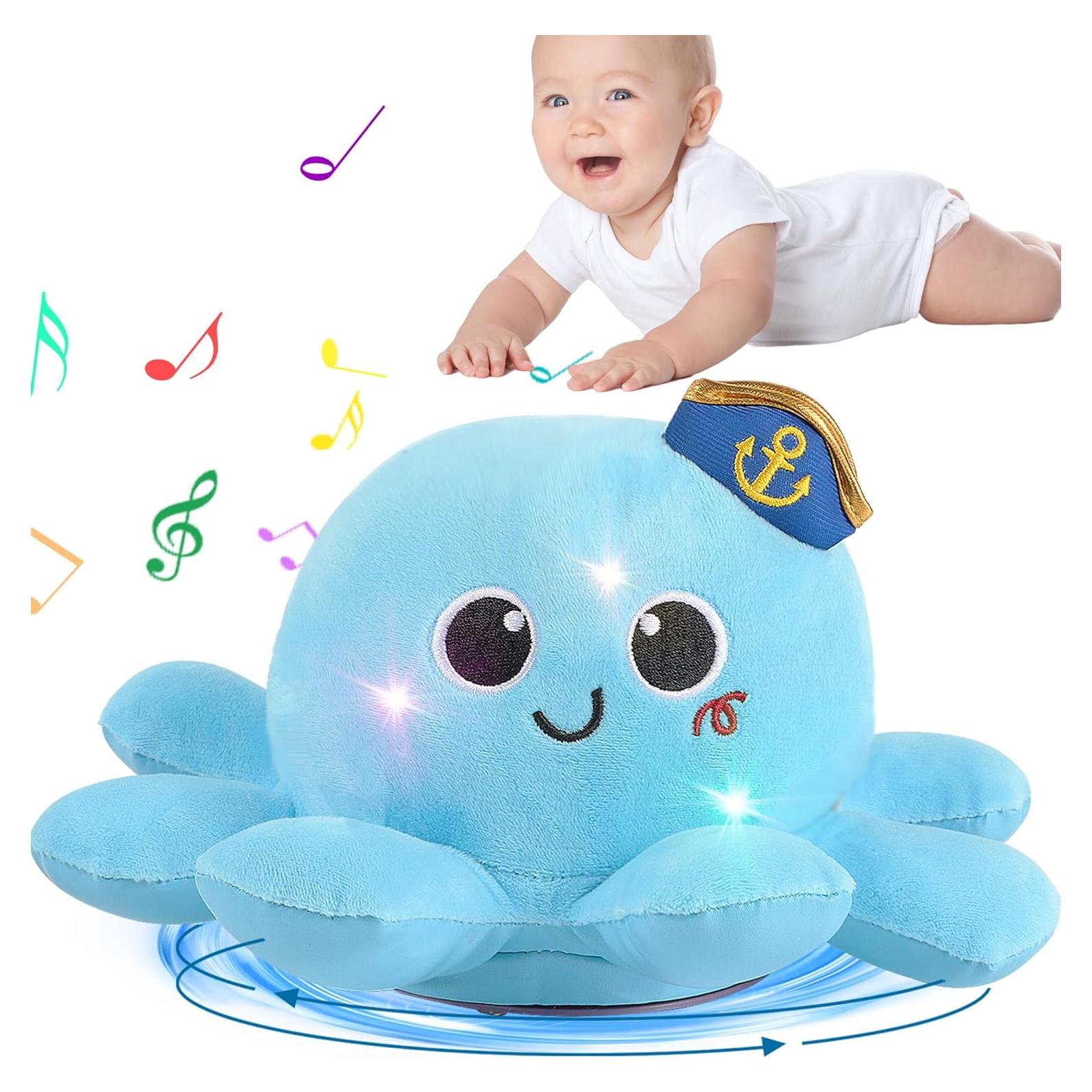 Juguete de Pulpo Kindenwinn con Luz y Música para Bebés 2+