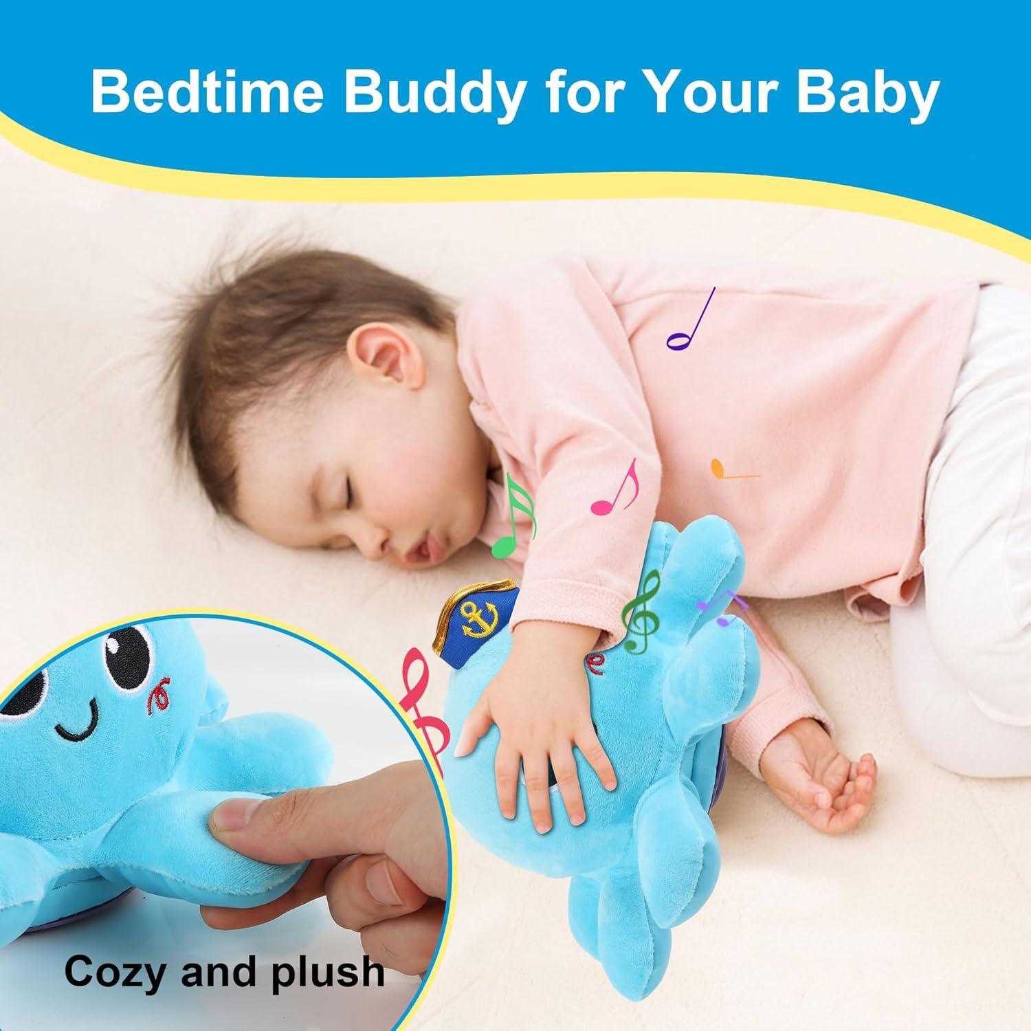 Juguete de Pulpo Kindenwinn con Luz y Música para Bebés 2+