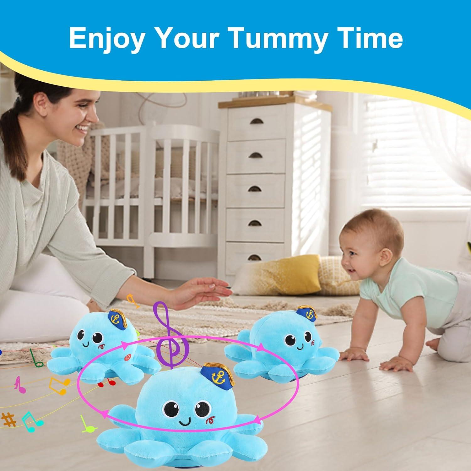 Juguete de Pulpo Kindenwinn con Luz y Música para Bebés 2+