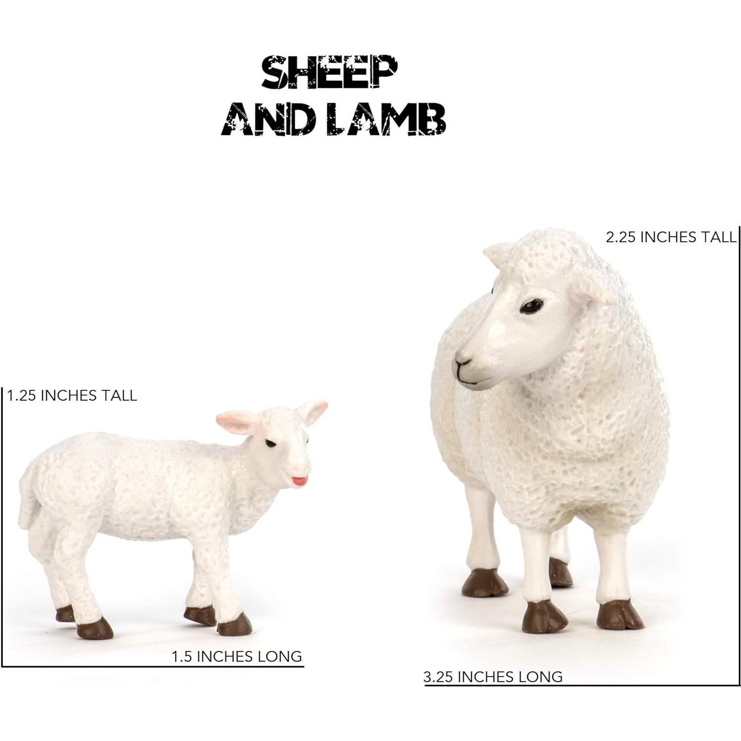 Juego de Animales de Granja Terra by Battat - 12 Figuras Realistas