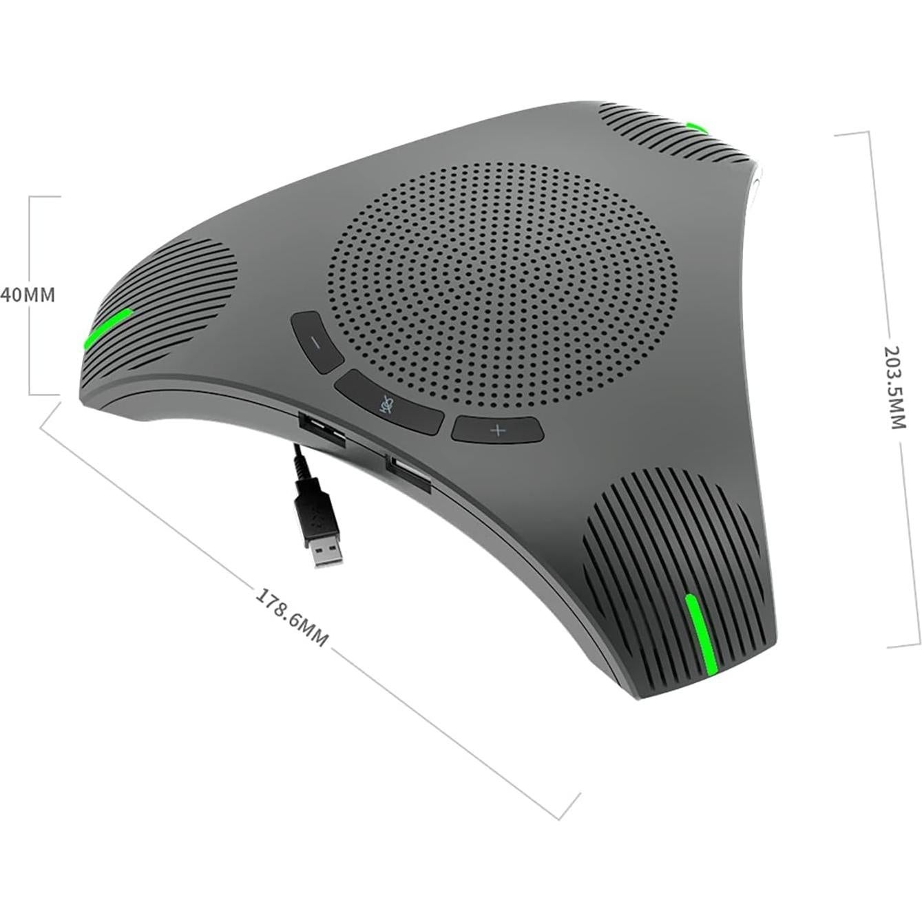 Micrófono y Altavoz USB Scinort P2 360° para Conferencias