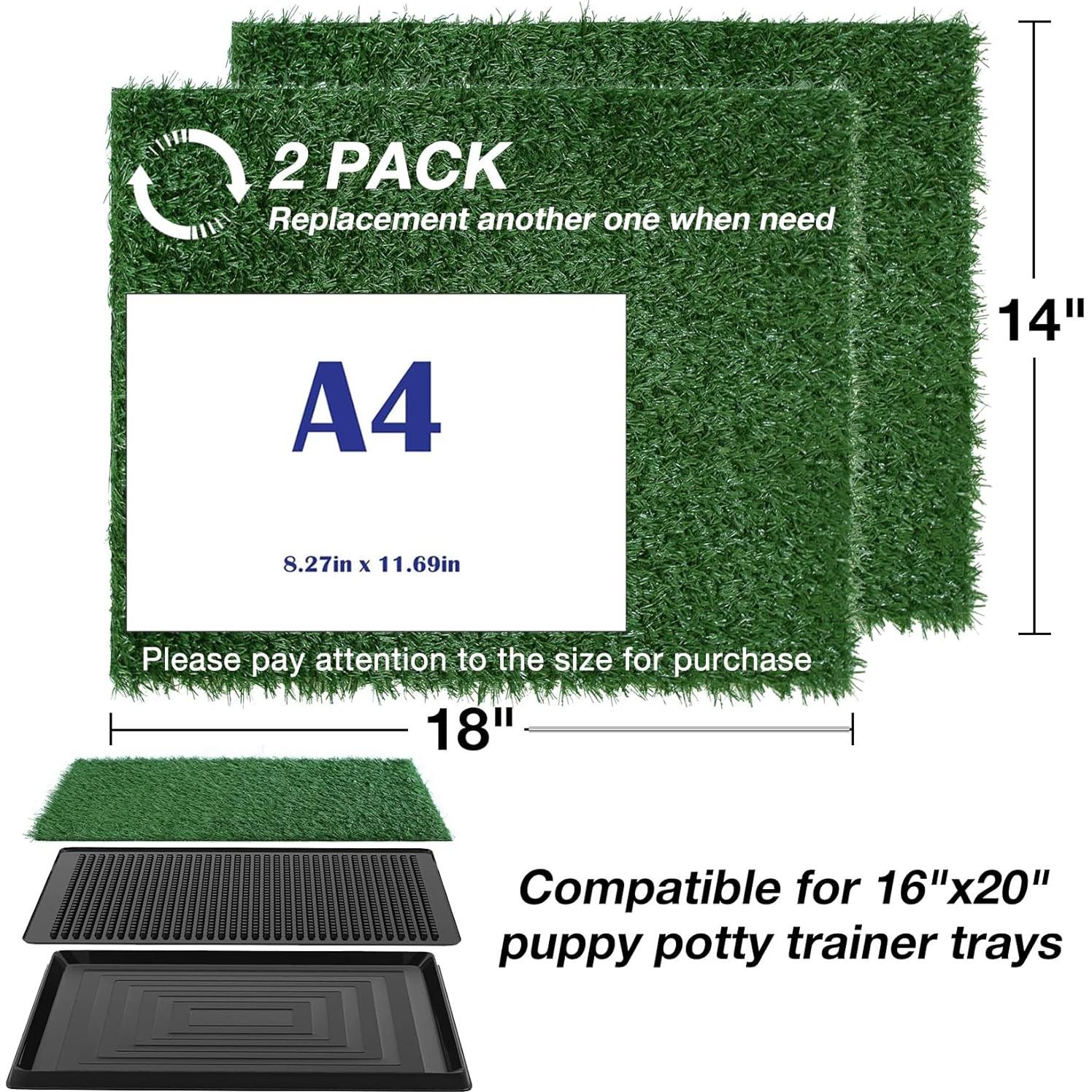 Almohadilla de Césped Artificial GLOBREEN 45.72x35.56 cm - Pack 2