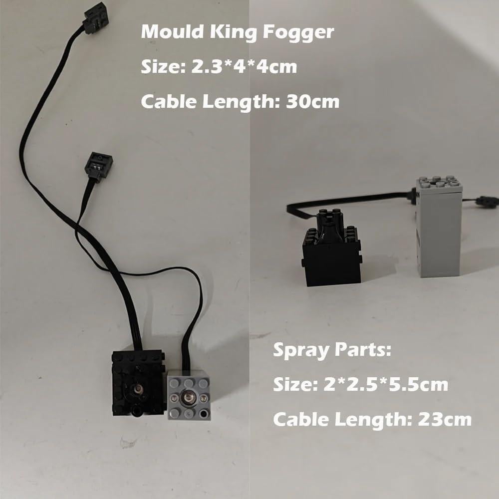 Vaporizador Mould King para Modelos de Construcción Luz Azul
