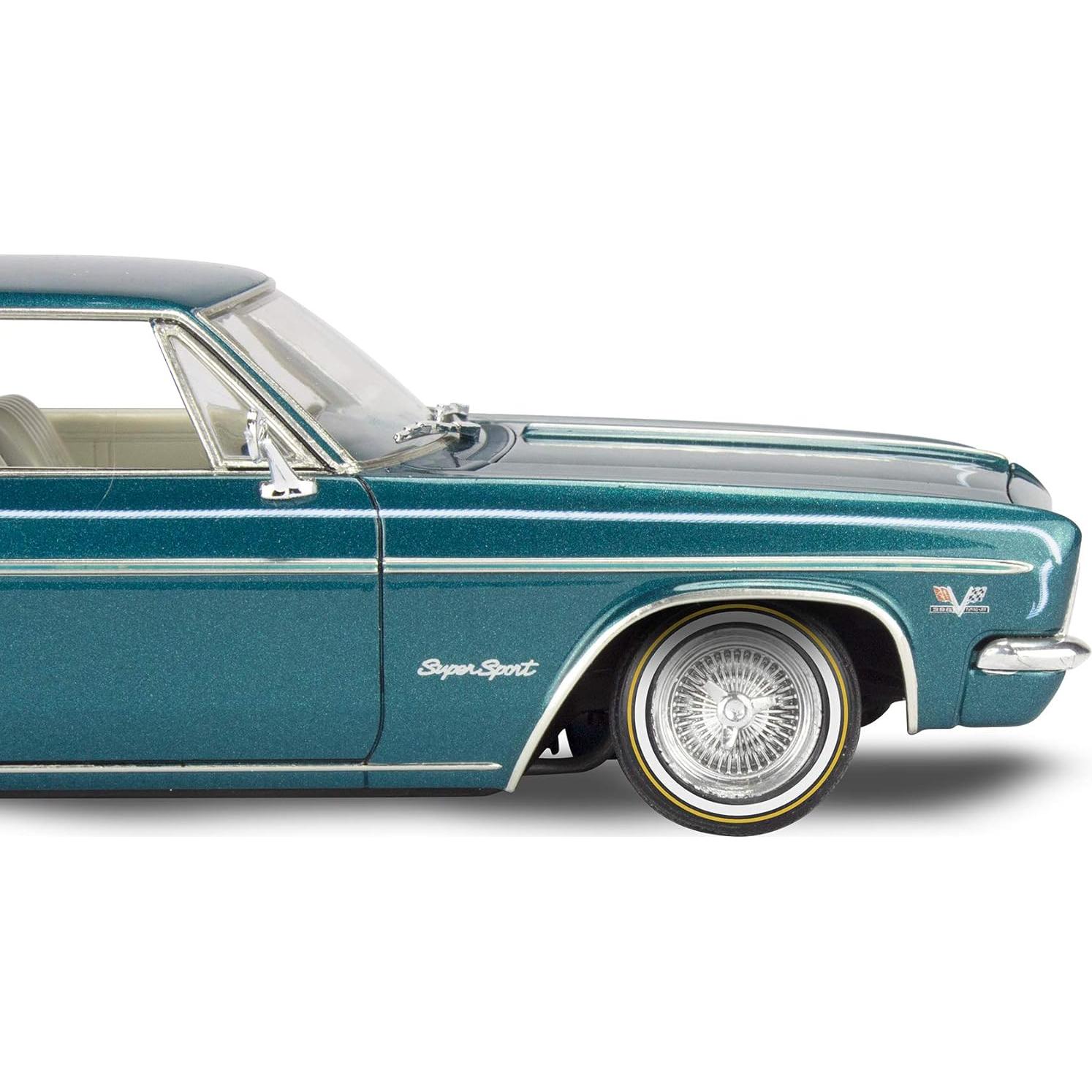 85-4497 ’66 Chevy Impala SS 396 2N1 Model Car Kit 1:25 Scale 148-Piece Skill Level 4 Plastic Model Building Kit
