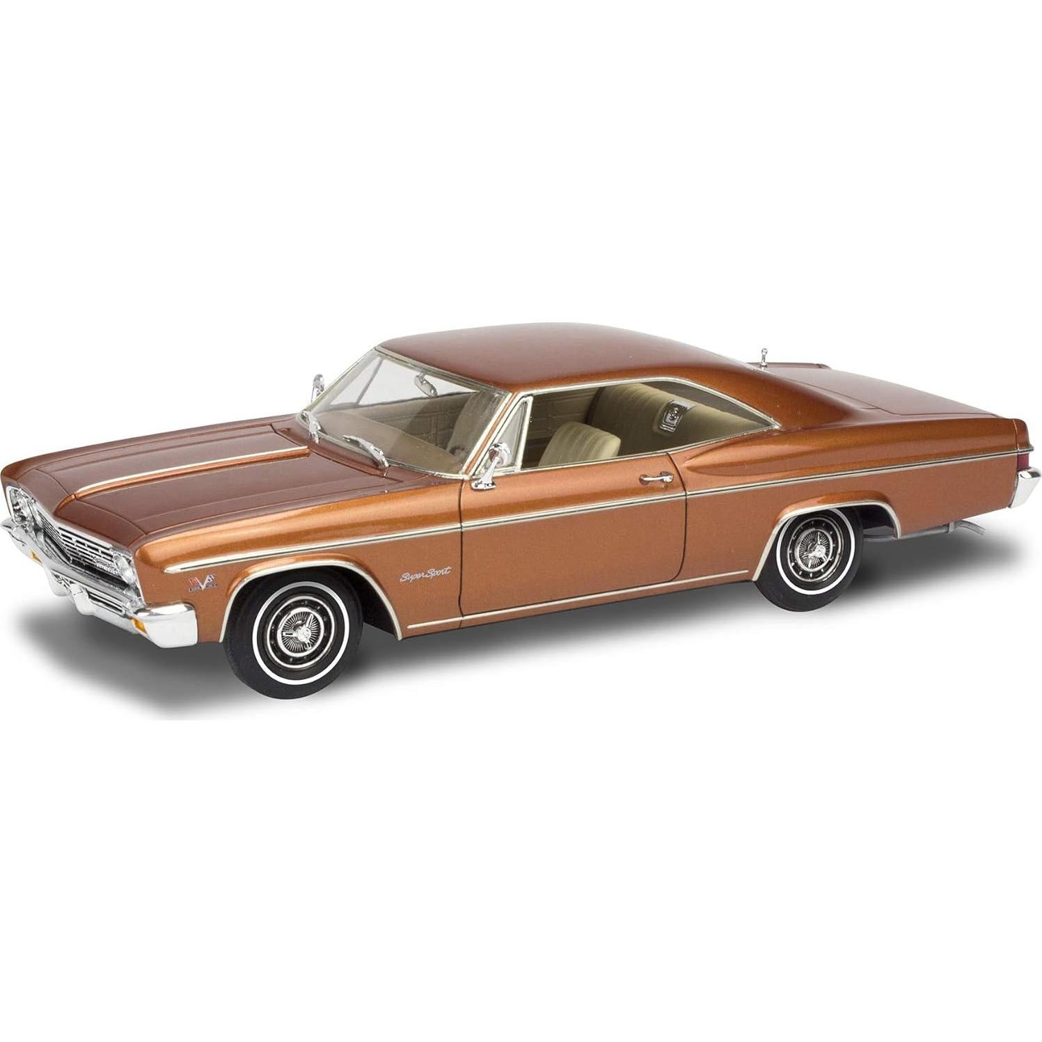 85-4497 ’66 Chevy Impala SS 396 2N1 Model Car Kit 1:25 Scale 148-Piece Skill Level 4 Plastic Model Building Kit
