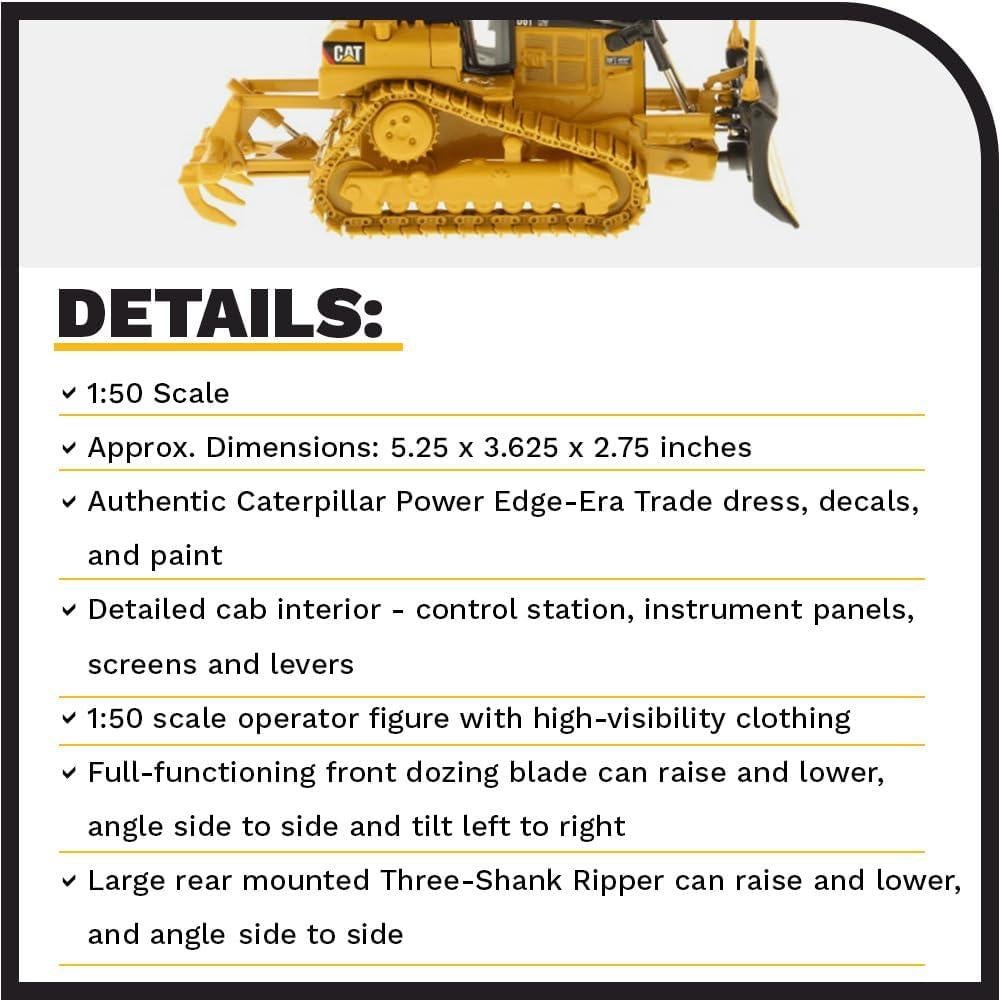 Caterpillar D6T XW VPAT Diecast Masters 1:50 Bulldozer