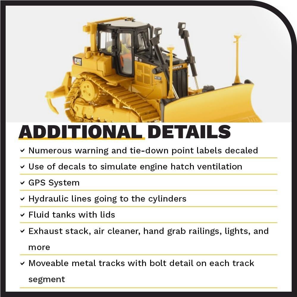 Caterpillar D6T XW VPAT Diecast Masters 1:50 Bulldozer