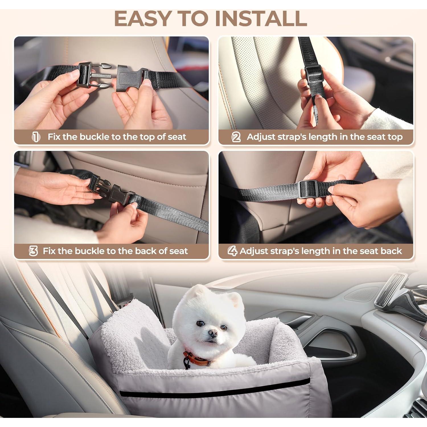 Asiento de Coche para Perros BurgeonNest Pequeño 11.34 kg