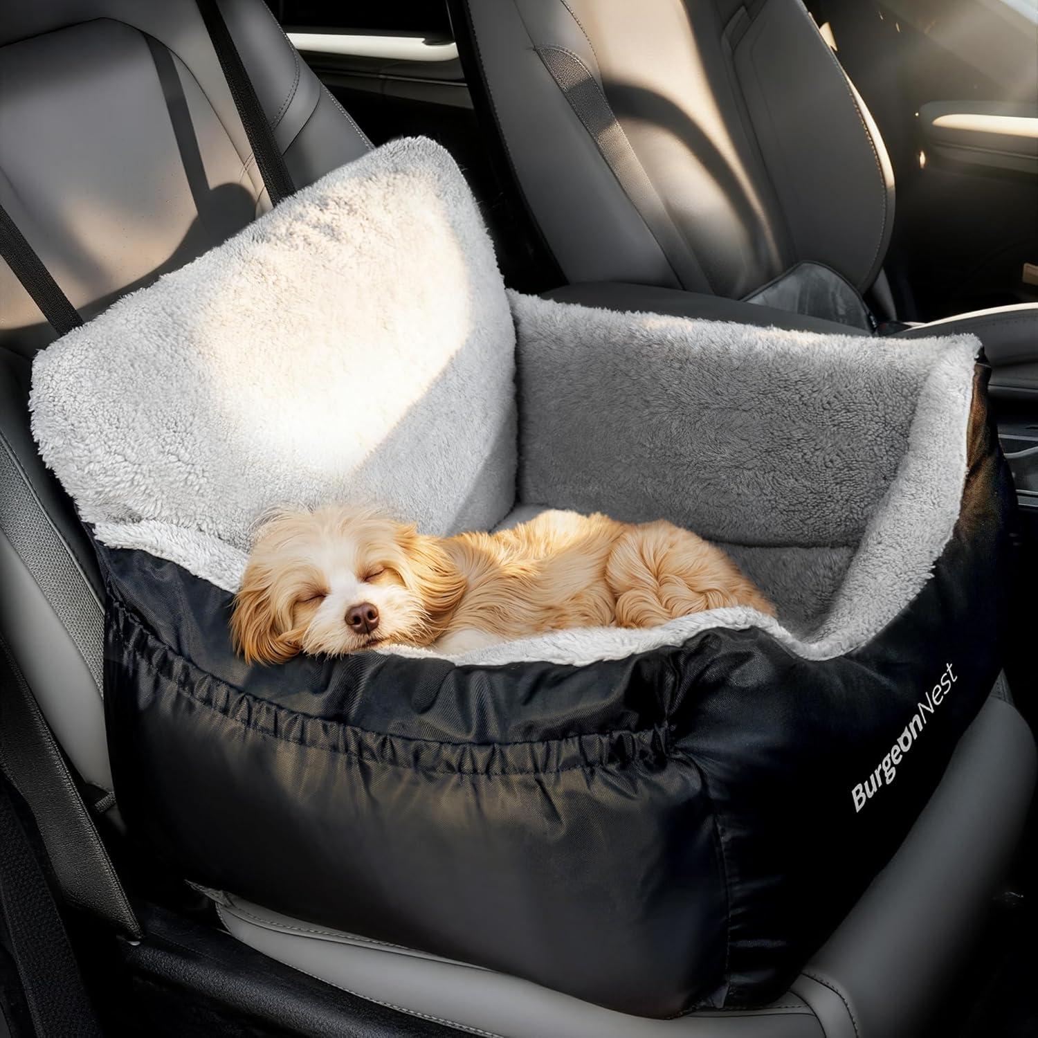Asiento de Coche para Perros BurgeonNest Negro 11.34 kg