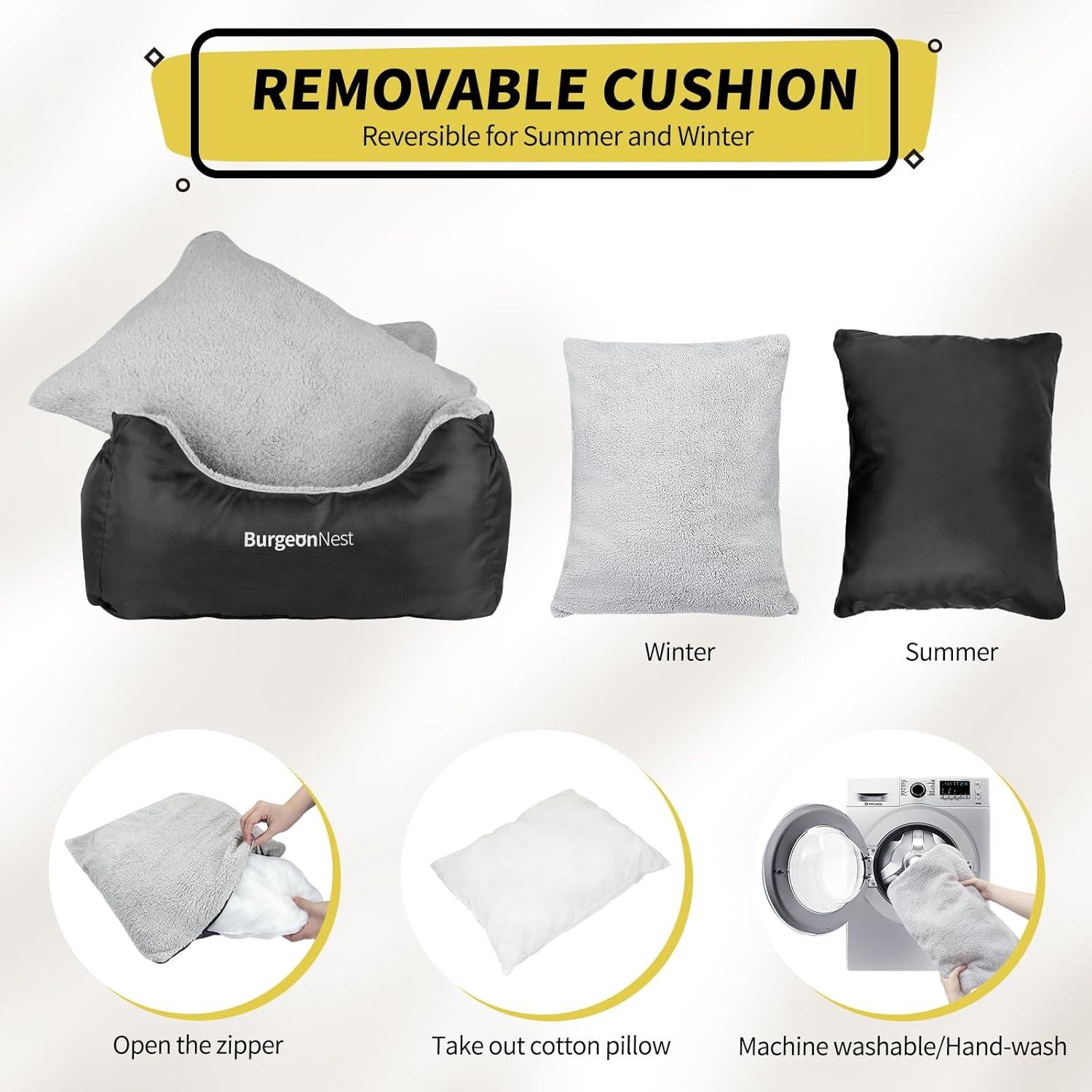 Asiento de Coche para Perros BurgeonNest Negro 11.34 kg