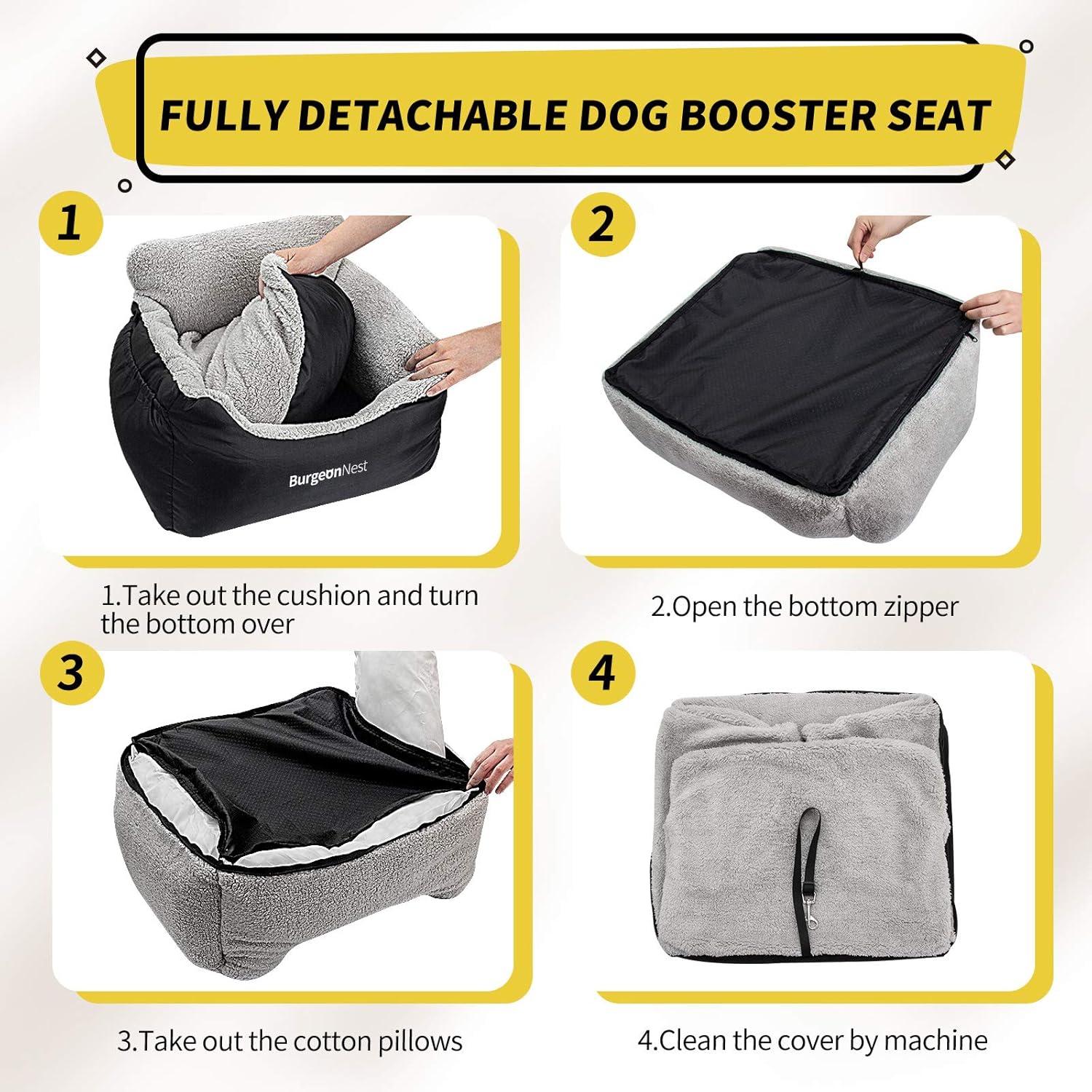 Asiento de Coche para Perros BurgeonNest Negro 11.34 kg