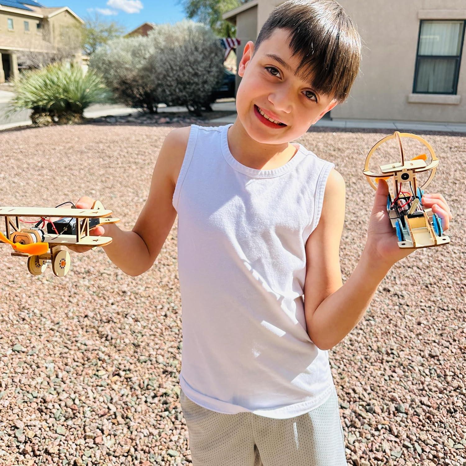 Kits STEM CYOEST para Niños 8-14 Años, Coche Solar y Más