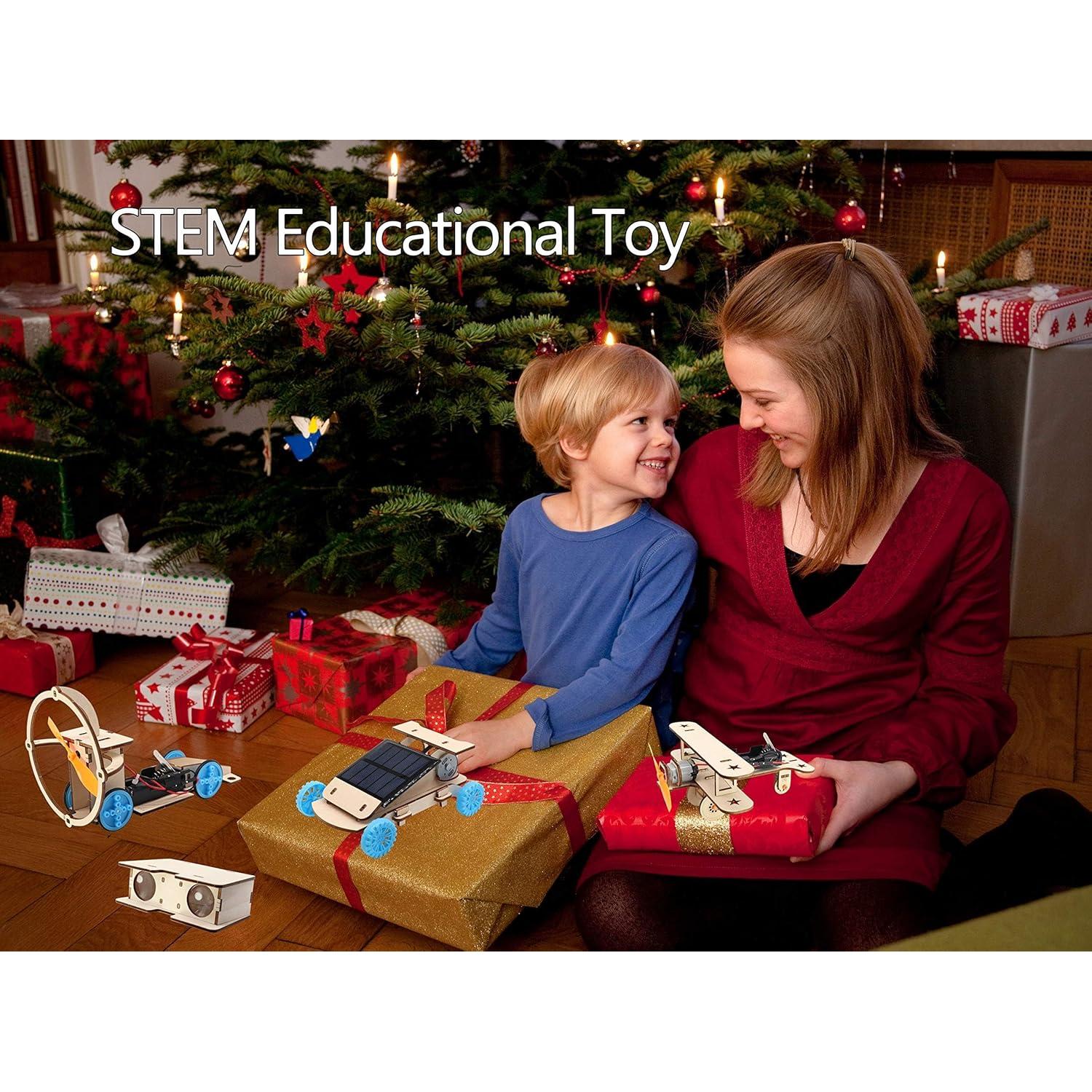 Kits STEM CYOEST para Niños 8-14 Años, Coche Solar y Más