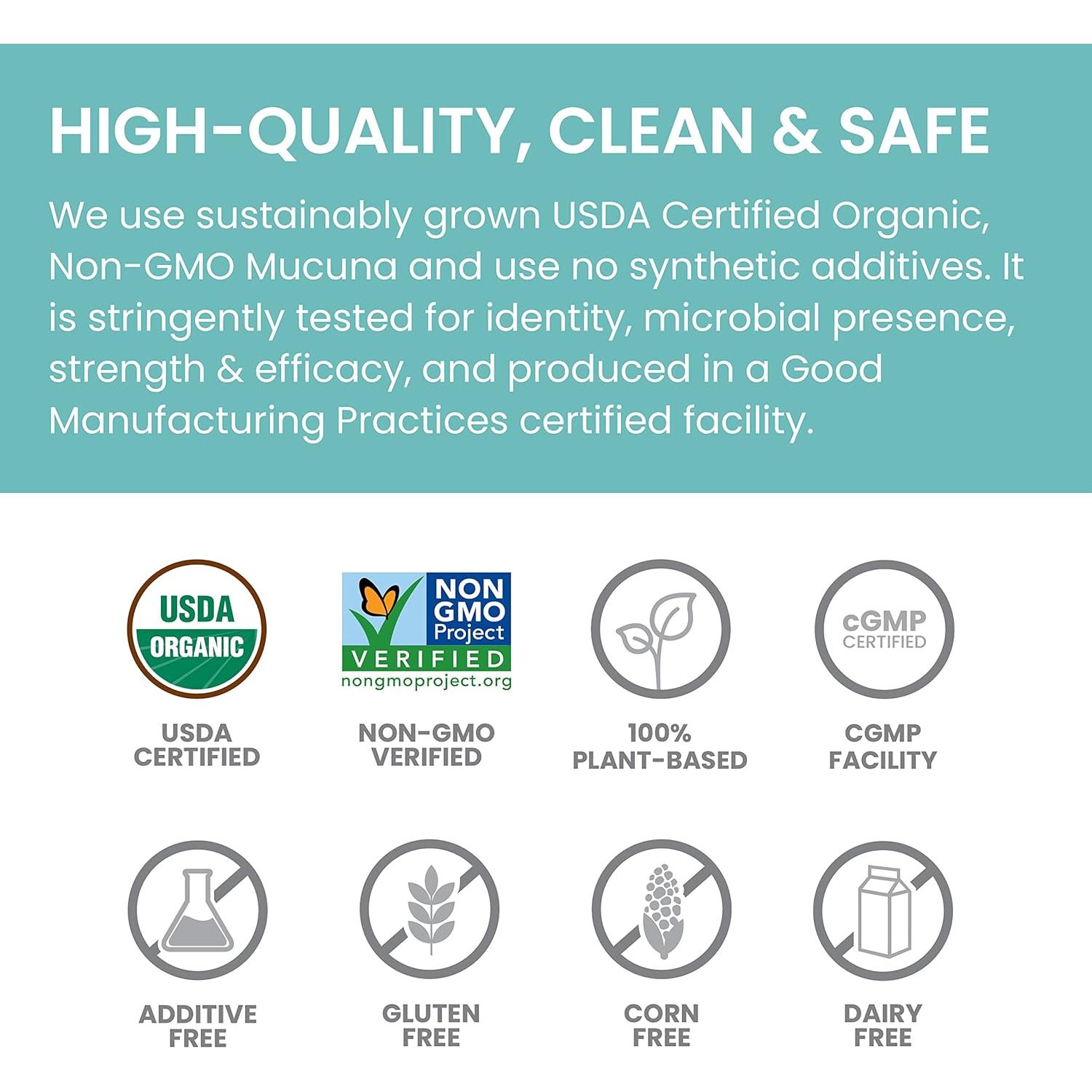 Suplemento Herbal Mucuna Pruriens Himalaya 600 mg 60 Tabletas