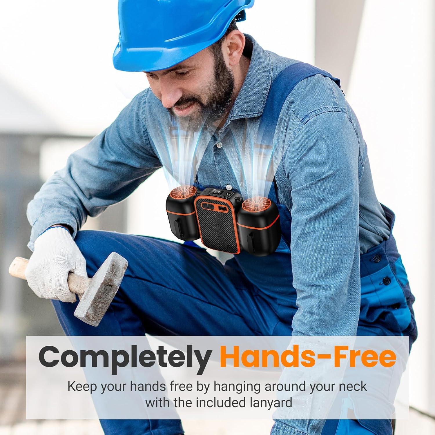 Ventilador Personal Gozaca FL-223 10000mAh 3 Velocidades