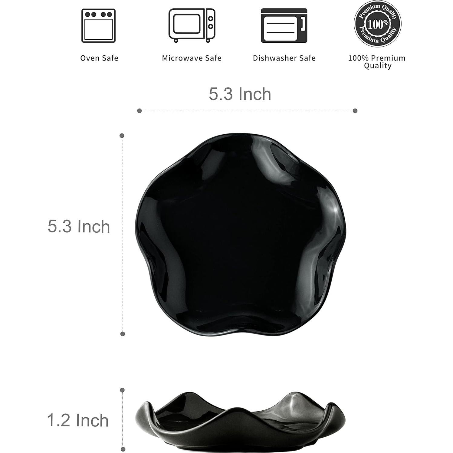 Soporte para Cucharas de Cerámica Miamolo Negro 13.5 cm