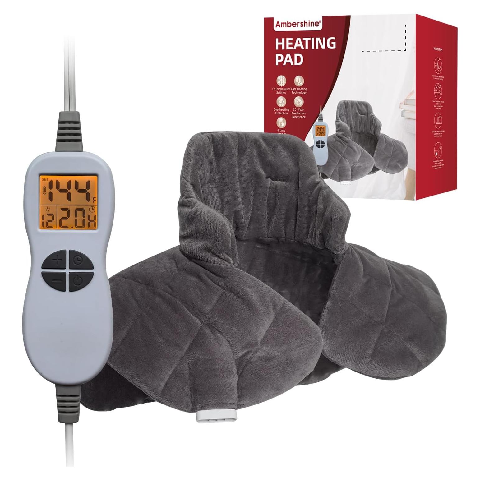 Almohadilla Térmica Ambershine 19x24" con Peso 1.13kg 12 Niveles