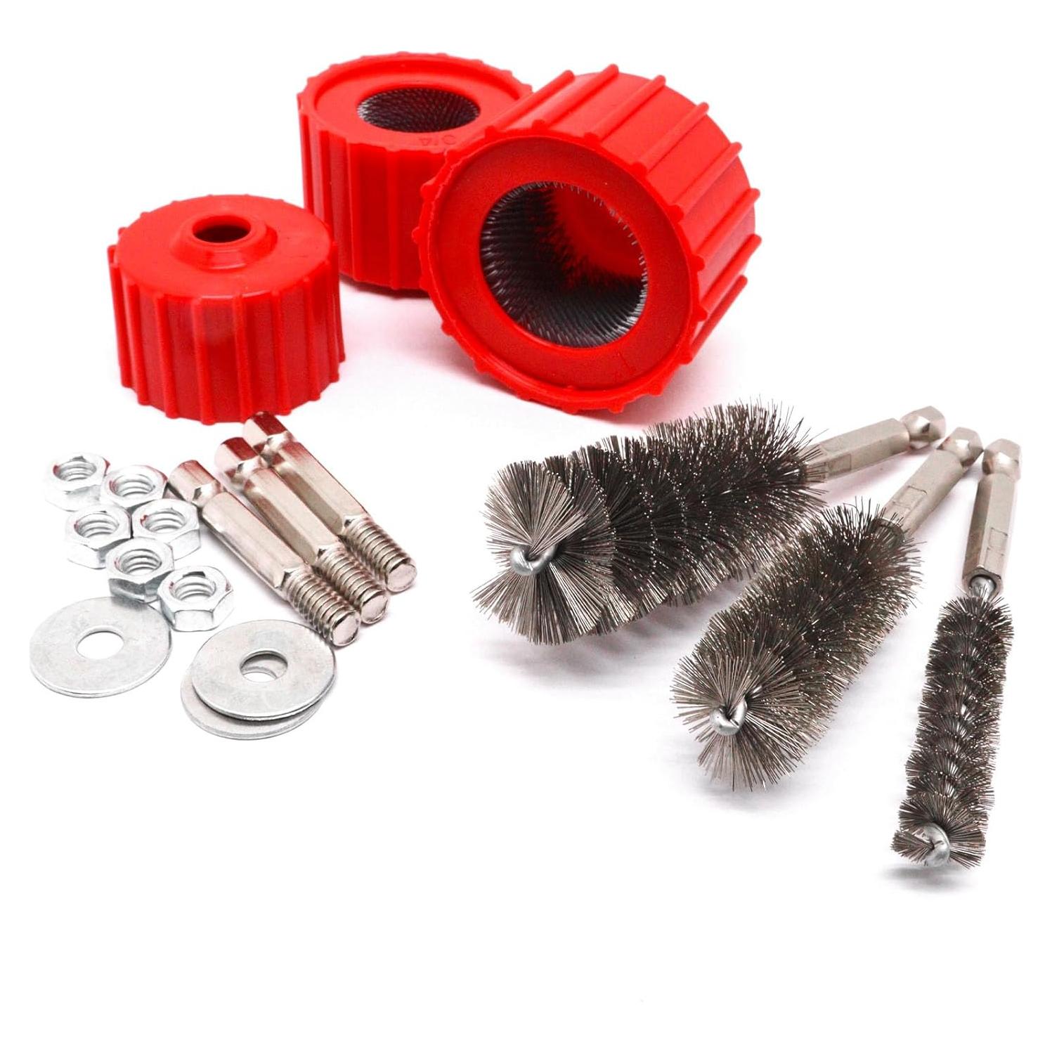 Juego de 6 cepillos de perforación BUXIMN para taladro