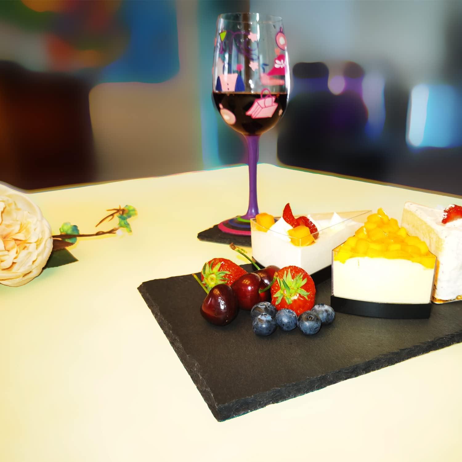 Set de 6 Tablas de Pizarra Negra MONKEY SUN 25.4x15.2 cm