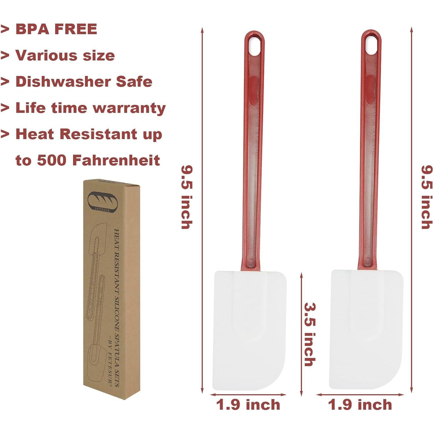 Cuchara Raspadora de Silicona FETESUR 24.1 cm Apta Lavavajillas