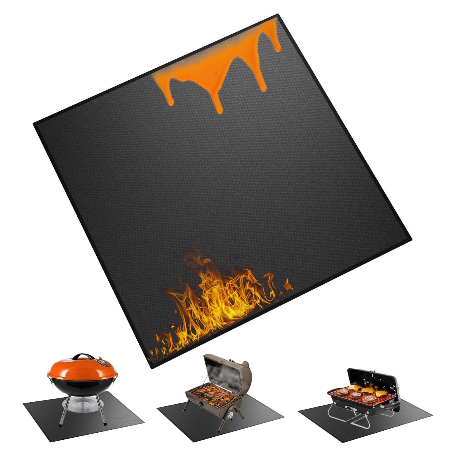 Tapete para Parrilla Techstarry 74 x 74 cm Resistente al Calor