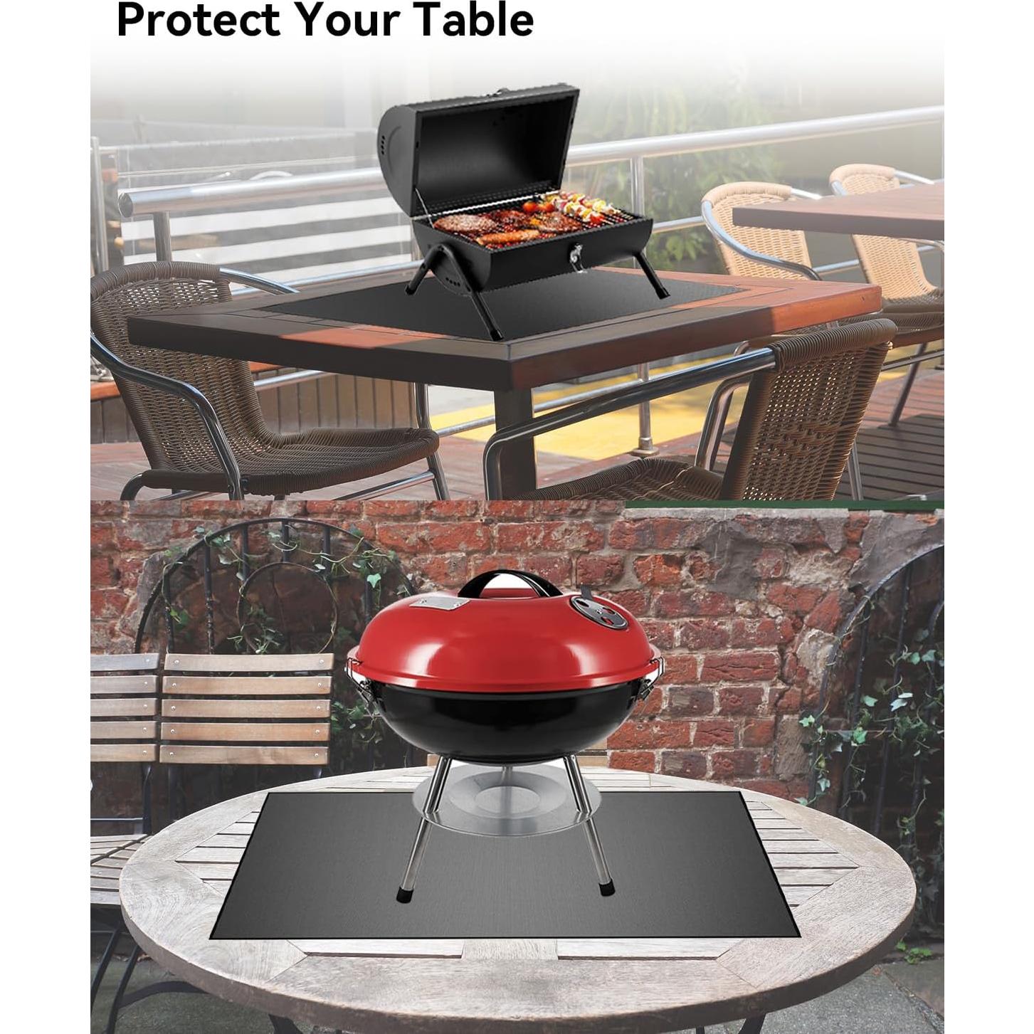 Tapete para Parrilla Techstarry 74 x 74 cm Resistente al Calor