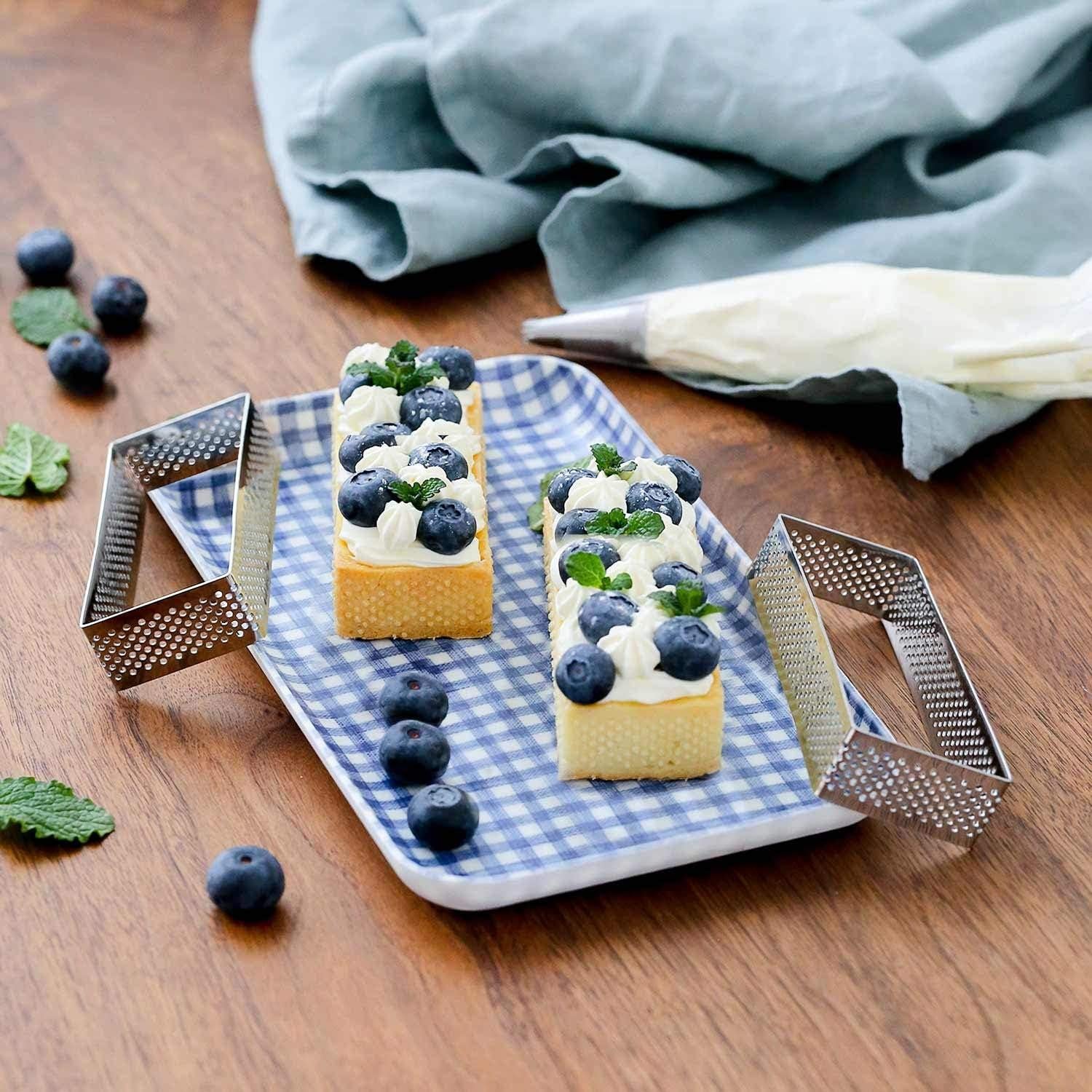 Anillo de Tarta FANGSUN 5 Formas Acero Inoxidable 20.32cm