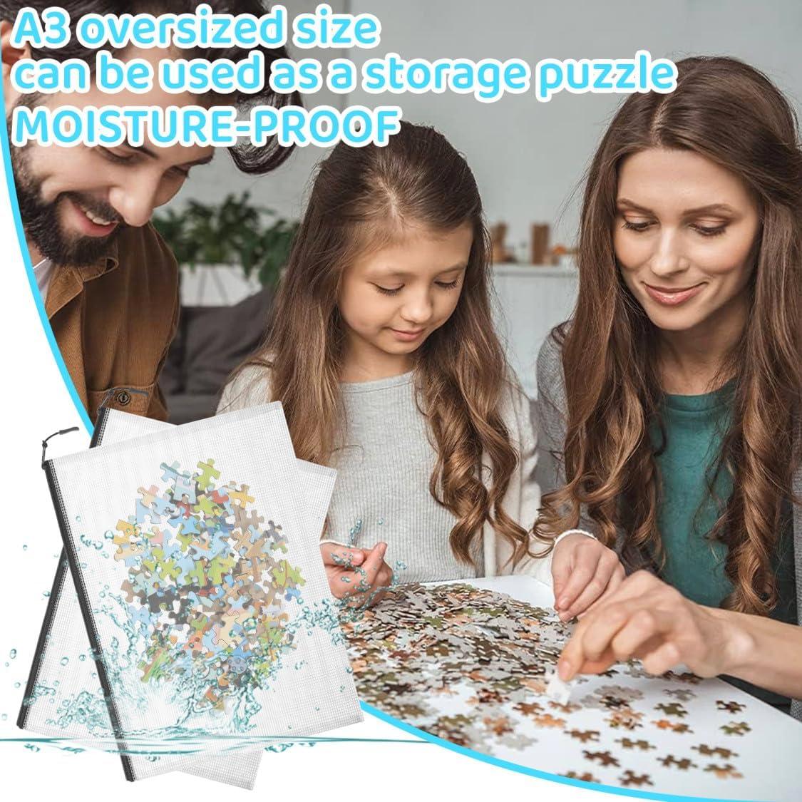 24 Bolsas de Cremallera de Malla A3 YOPCDJ 43x30 cm Negro