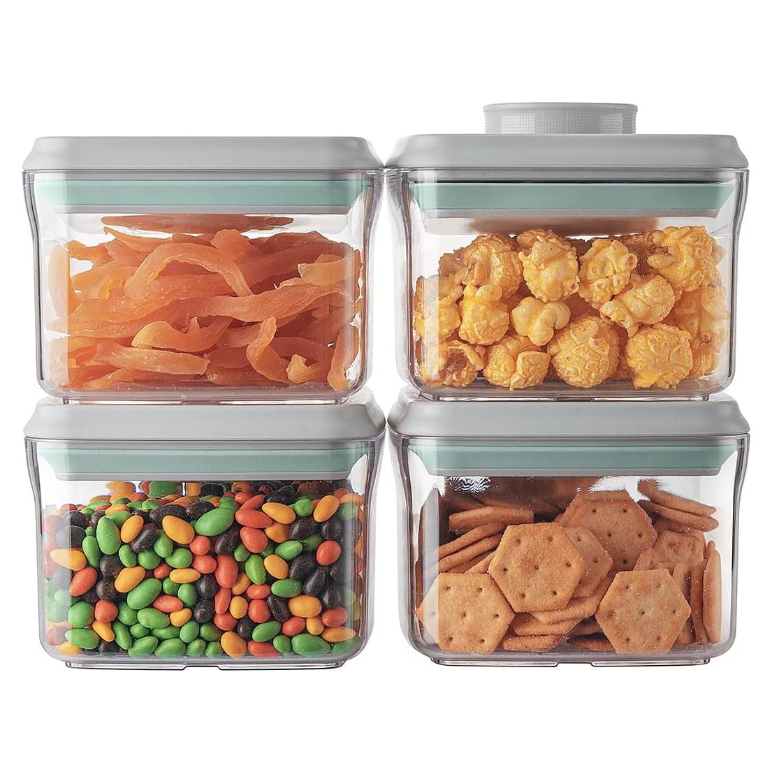 Contenedores Herméticos Ankou 380ml - 4 Piezas Apilables