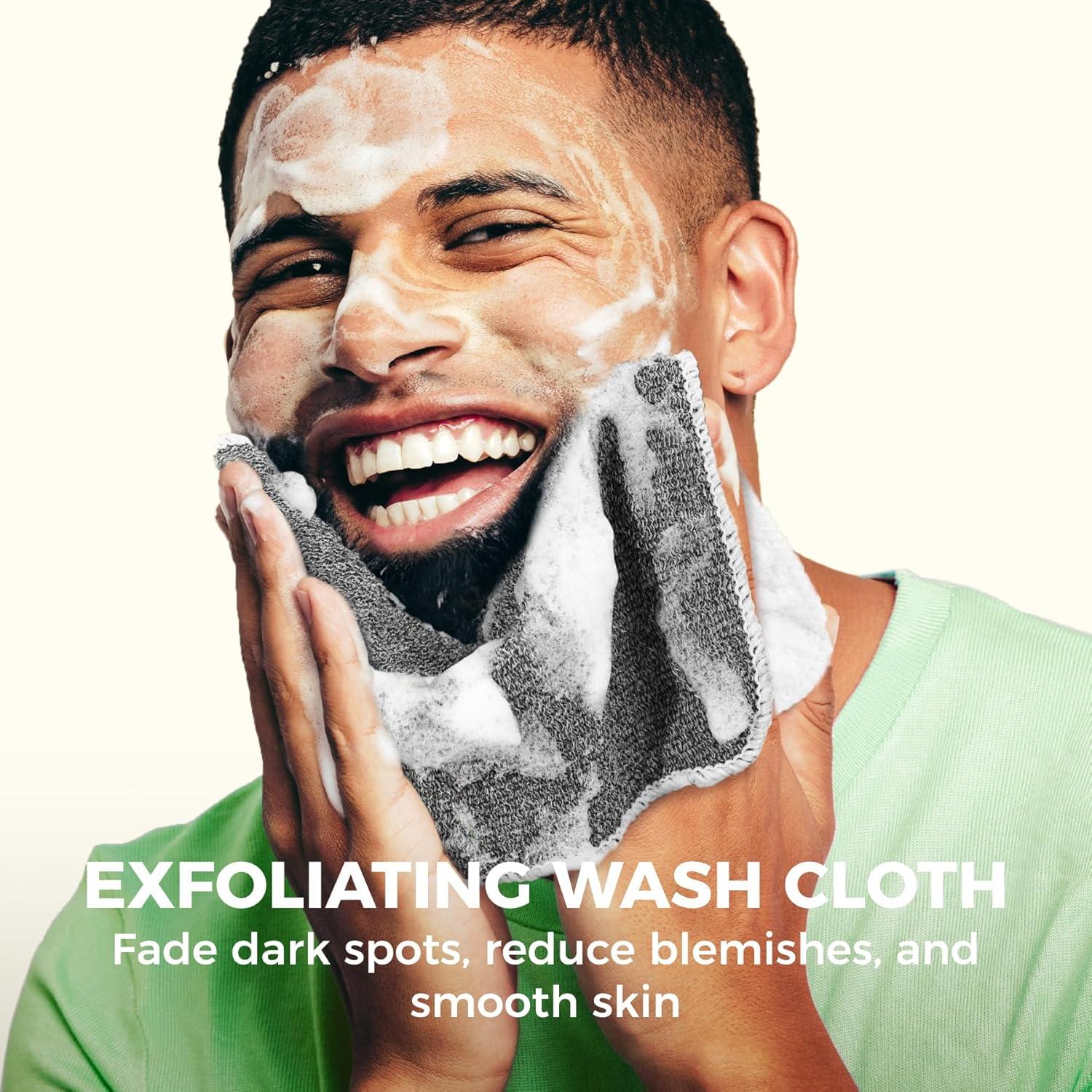 Paños Exfoliantes ZOMCHI 2 Piezas Doble Textura 20x20cm