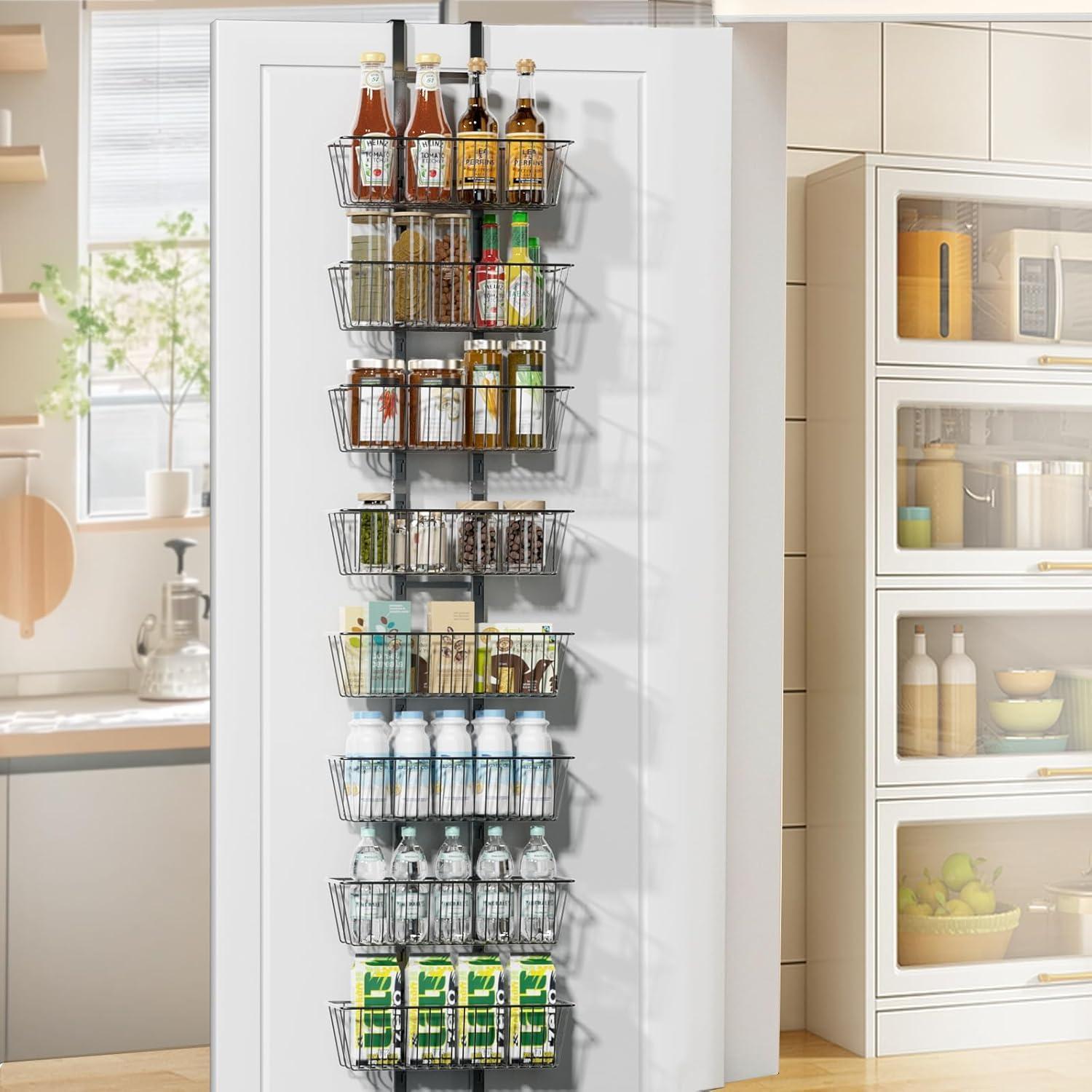 Organizador de despensa LUXEAR 8 niveles colgante ajustable