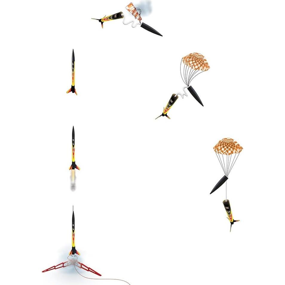 Cohete Modelo Taser Estes 1491 Set de Lanzamiento E2X