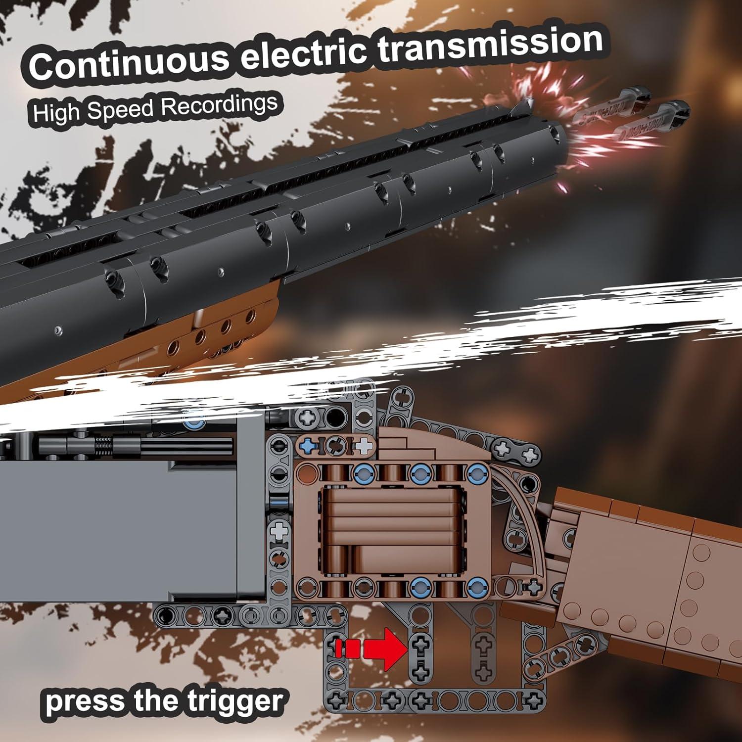 Mould King Escopeta Doble Caño 1015 Piezas Construcción