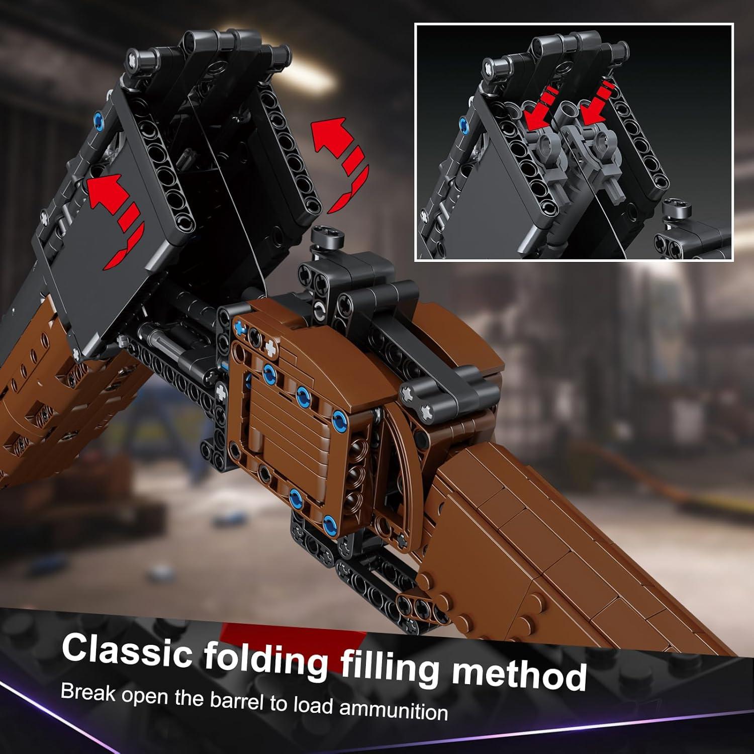 Mould King Escopeta Doble Caño 1015 Piezas Construcción