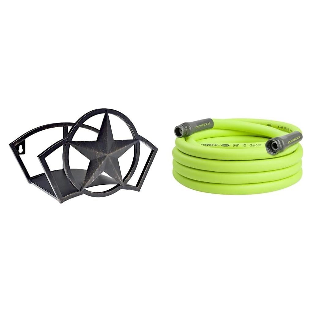 Carrete de Manguera Liberty Garden 234 + Manguera Flexzilla 7.62m