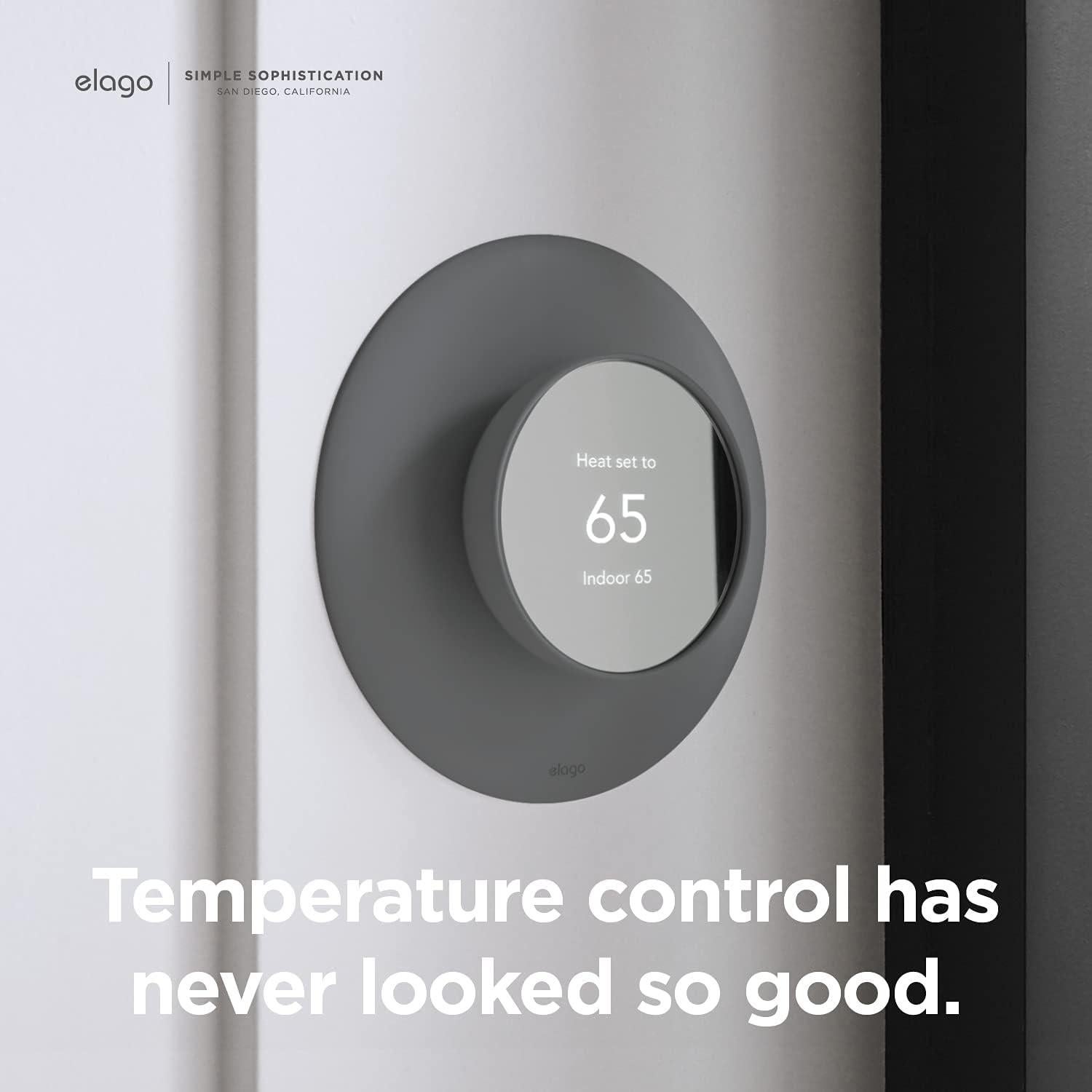 Cubierta de Placa de Pared elago Plus 2 para Termostato Nest 2020