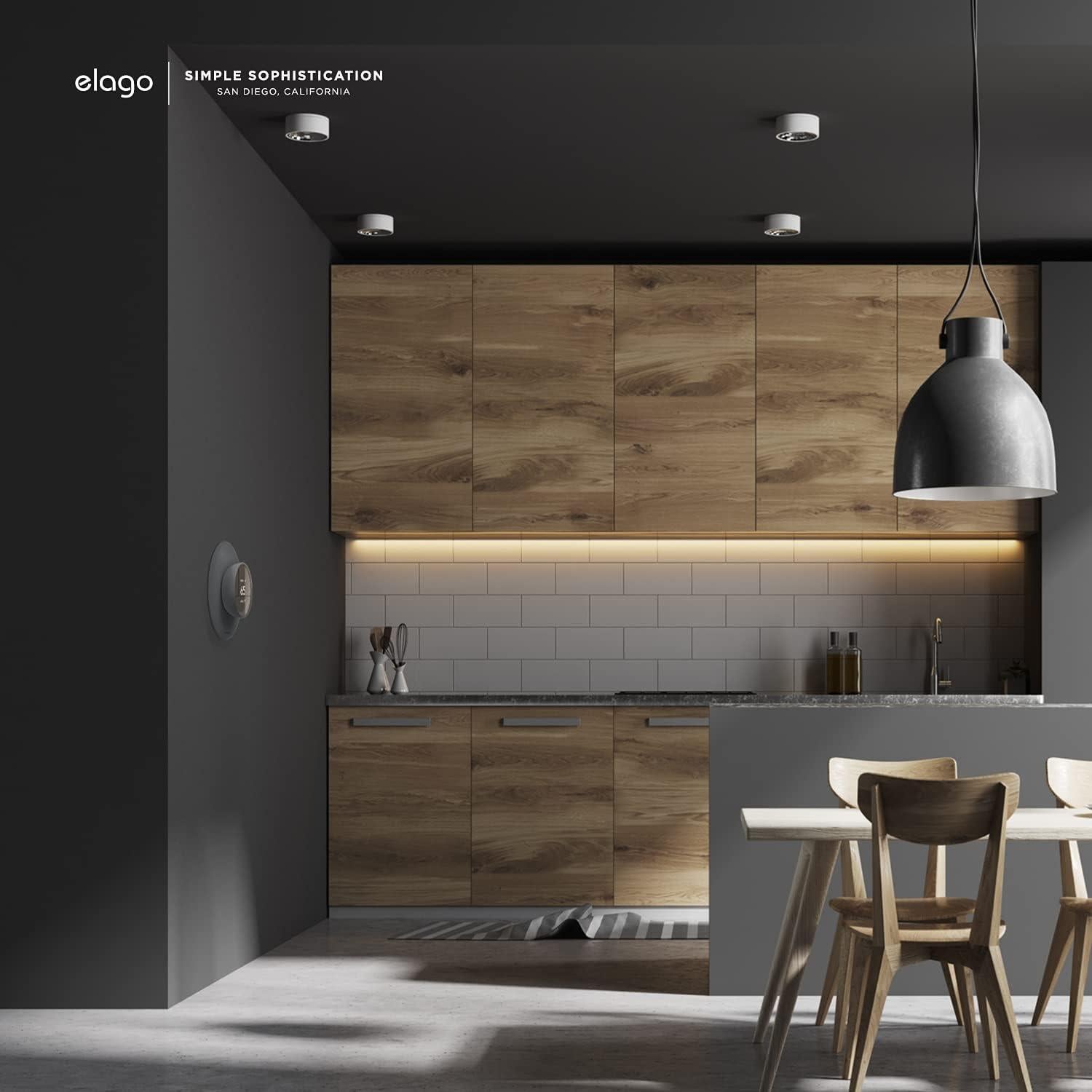 Cubierta de Placa de Pared elago Plus 2 para Termostato Nest 2020