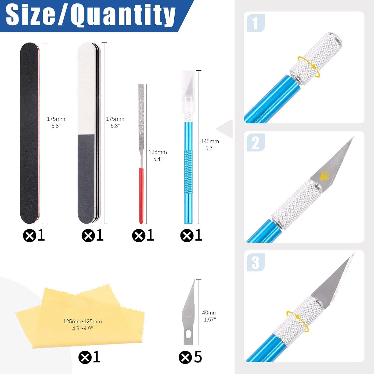 Kit de Herramientas para Modelos Glarks 32 Piezas DIY