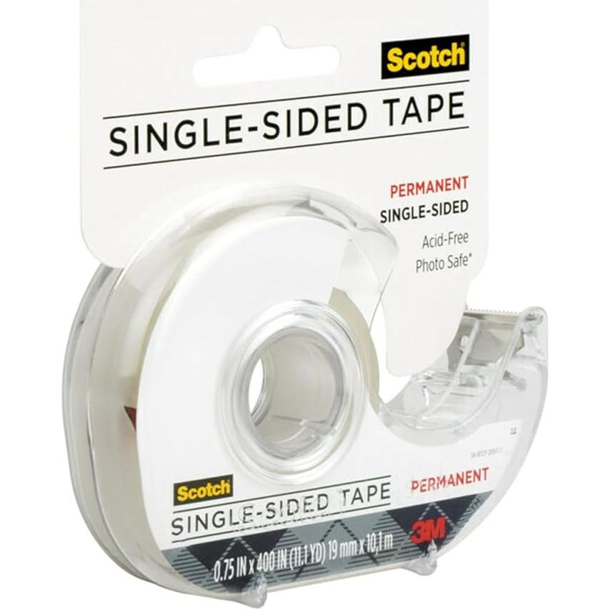 Cinta Adhesiva Permanente Scotch Create 1-Pack 1.9 cm x 101.6 m