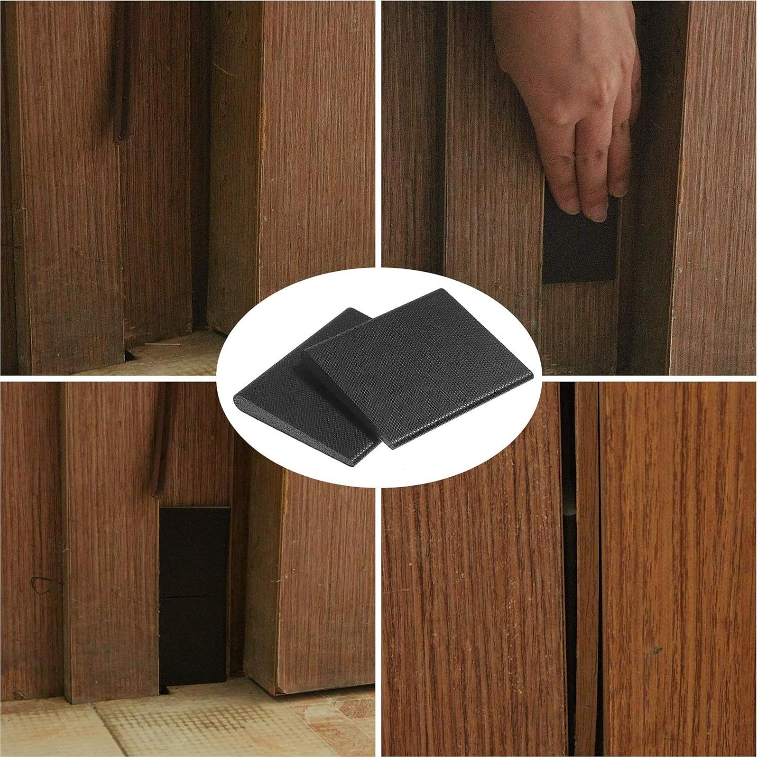 Zonon 8 Sellos de Esquina Autoadhesivos para Puertas - Aislamiento Ruido