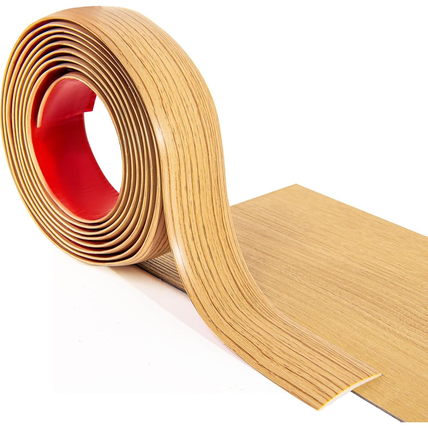 Tira de Transición de Piso Autoadhesiva Art3d 1.22m Amarillo Aspen