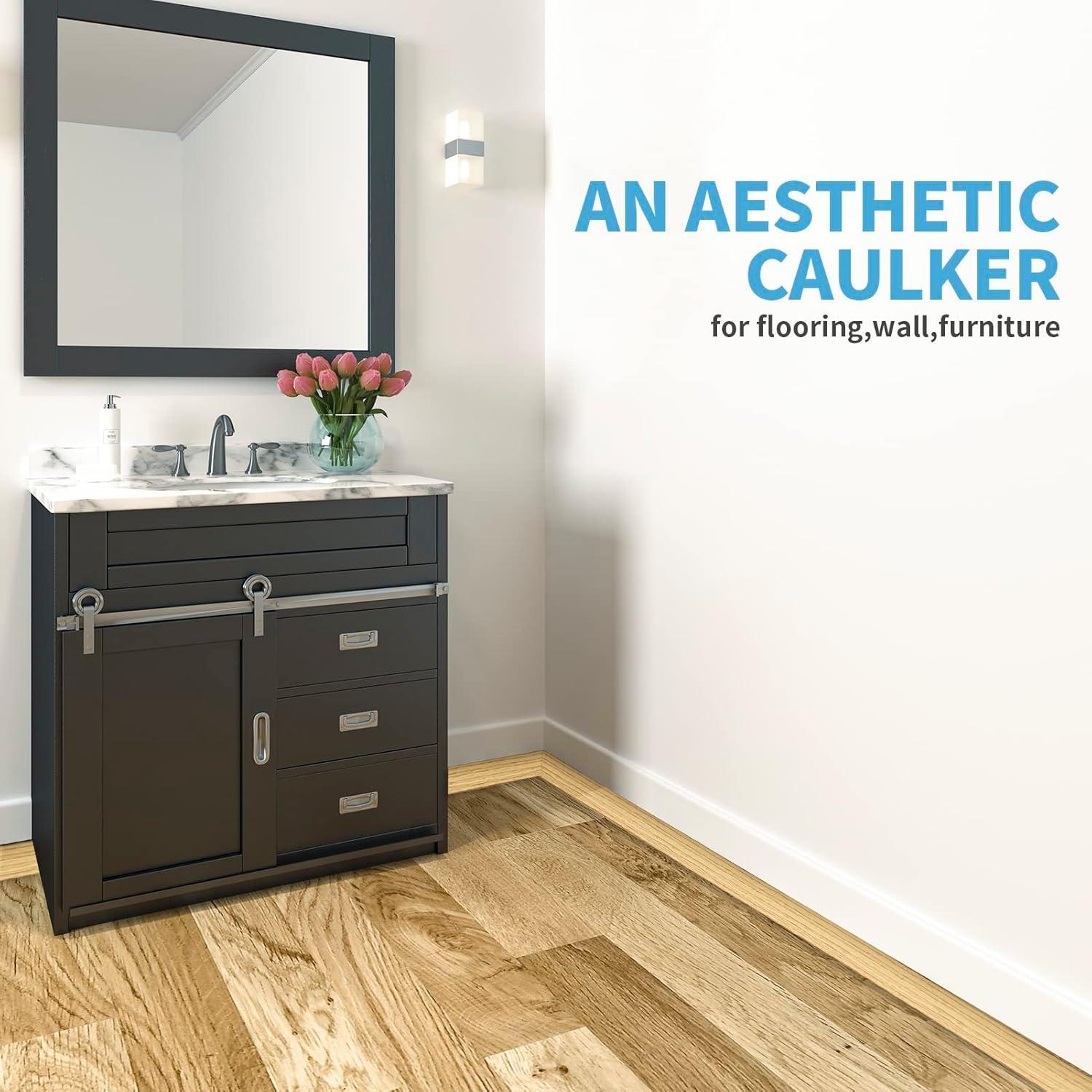 Tira de Transición de Piso Autoadhesiva Art3d 1.22m Amarillo Aspen