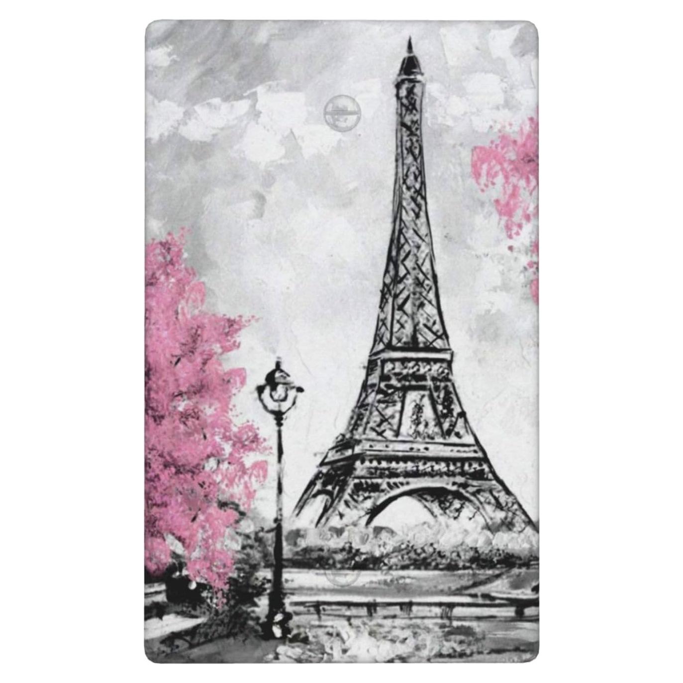 Cubierta de Interruptor Decorativa GUCGUSY Torre Eiffel 11.43x7.01cm