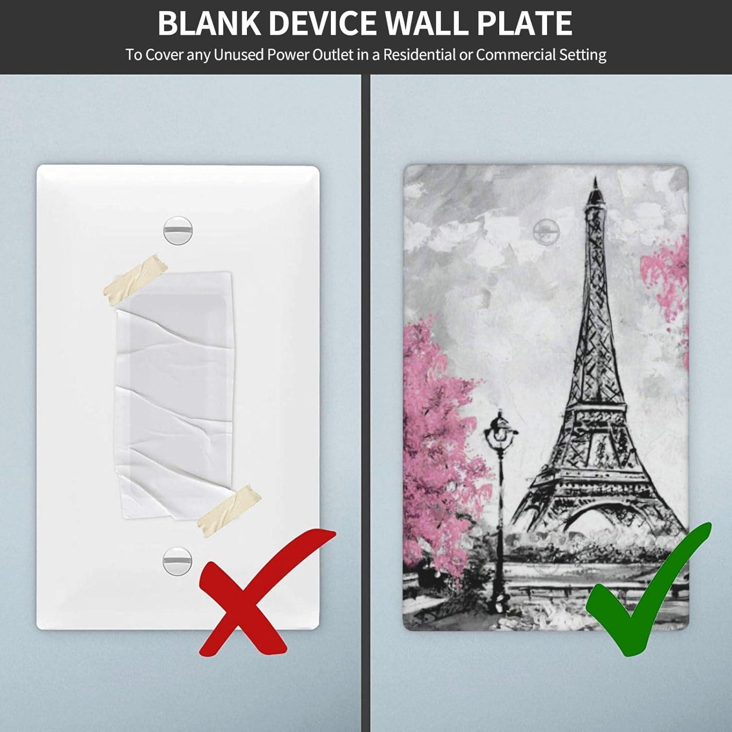 Cubierta de Interruptor Decorativa GUCGUSY Torre Eiffel 11.43x7.01cm