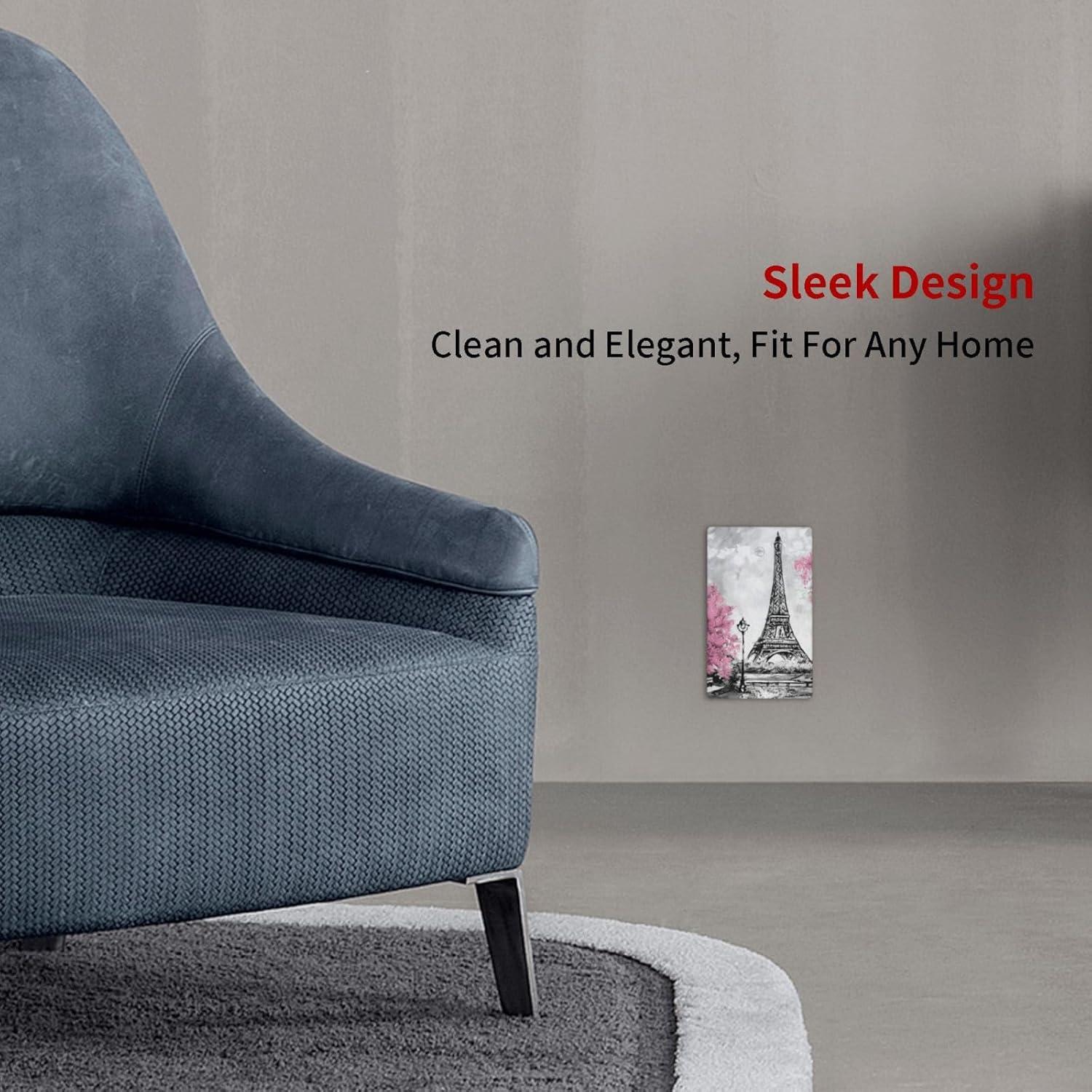 Cubierta de Interruptor Decorativa GUCGUSY Torre Eiffel 11.43x7.01cm