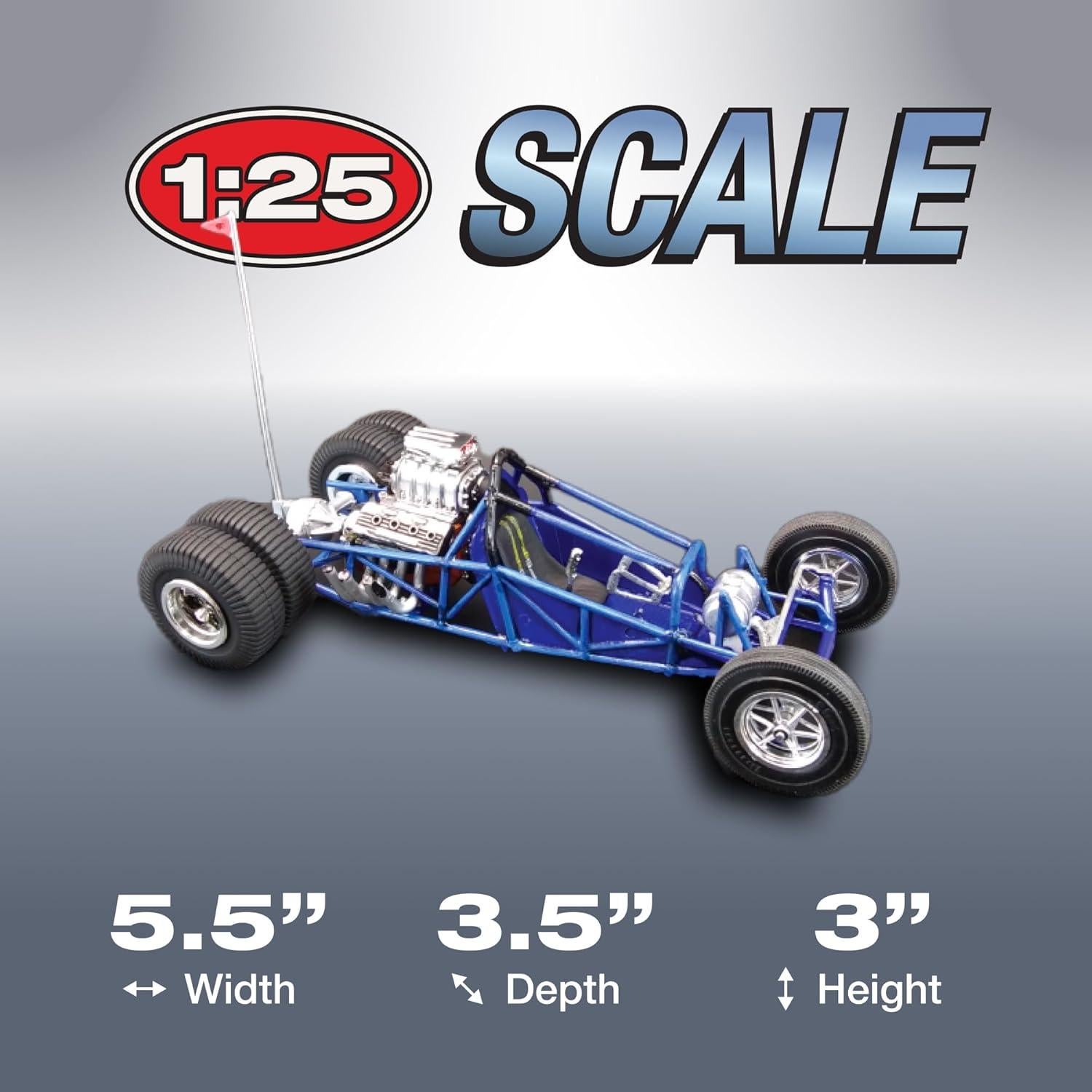 Kit de Modelo AMT Sandkat Dune Dragster 1:25 Detalles Geniales