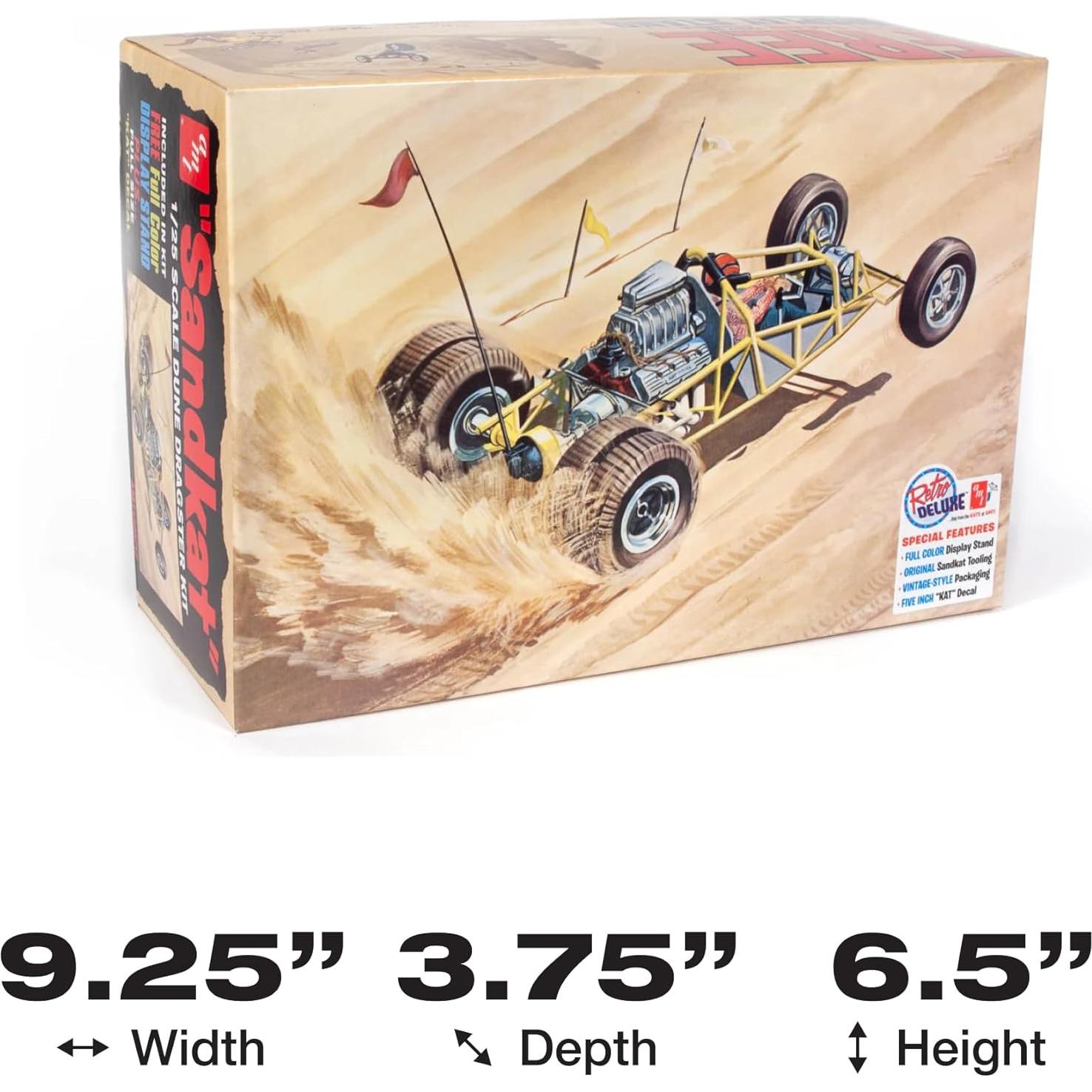 Kit de Modelo AMT Sandkat Dune Dragster 1:25 Detalles Geniales